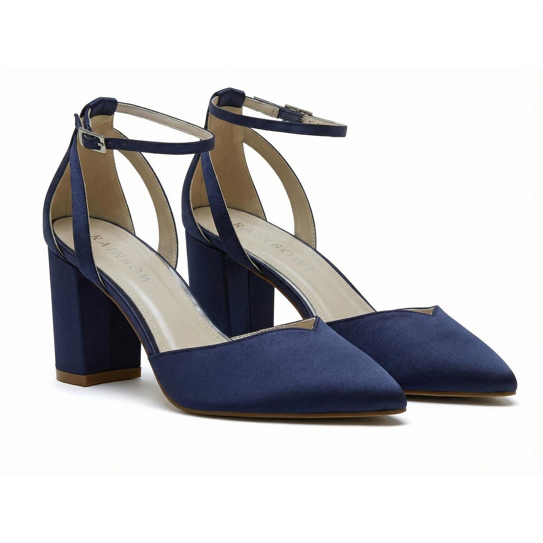 Rainbow Block Court Shoes