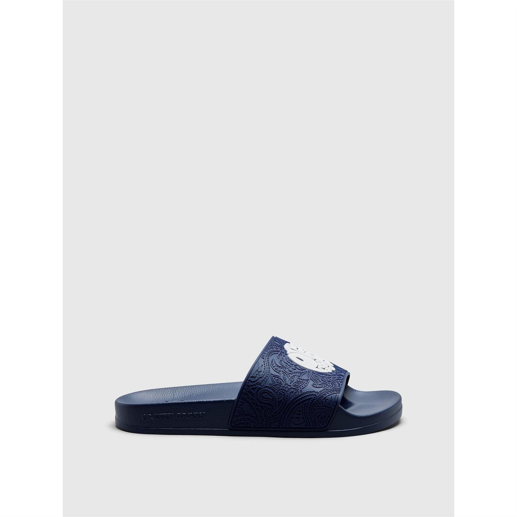 Pretty Green Okala Paisley Flat Heel Open Toe Slides
