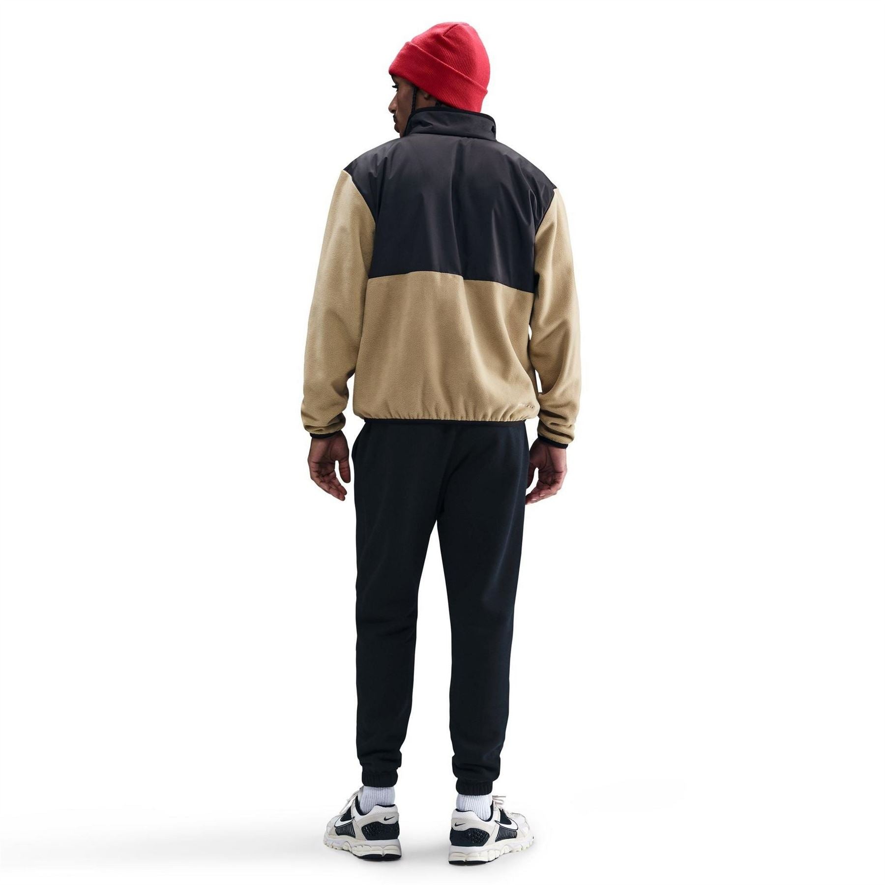 Nike Solid Patterned Full Zipper Sweat Jacket with Zipped Pocket
