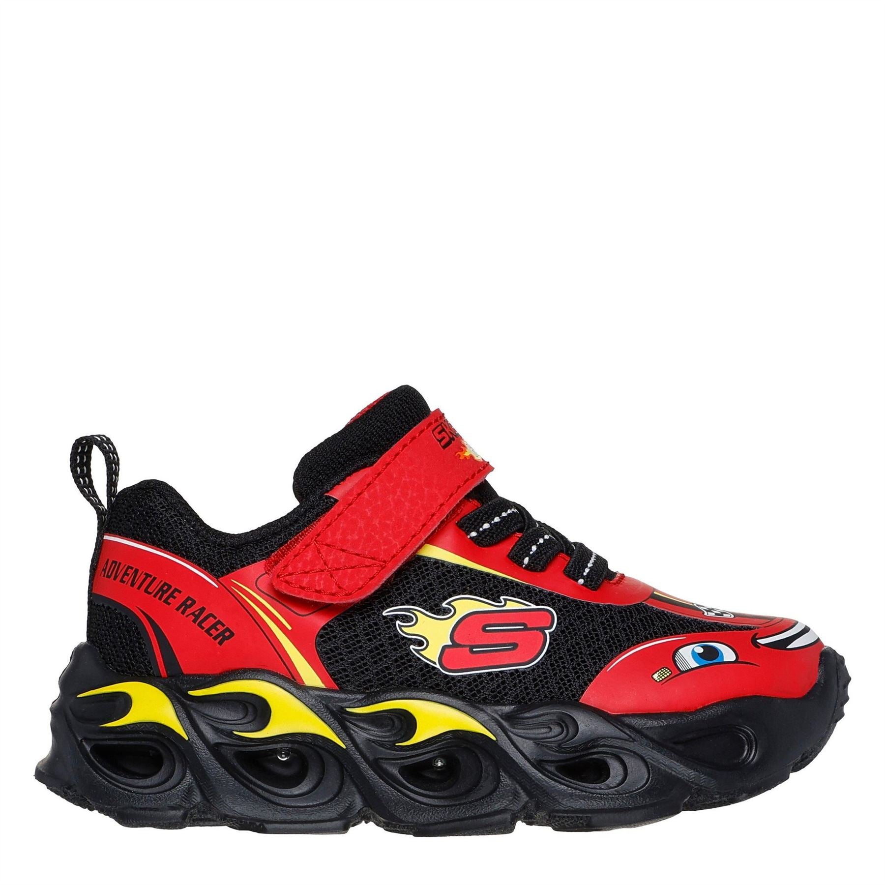 Skechers Lights Thematic Gore  And  Strap Sn Slip On Trainers Unisex Kids