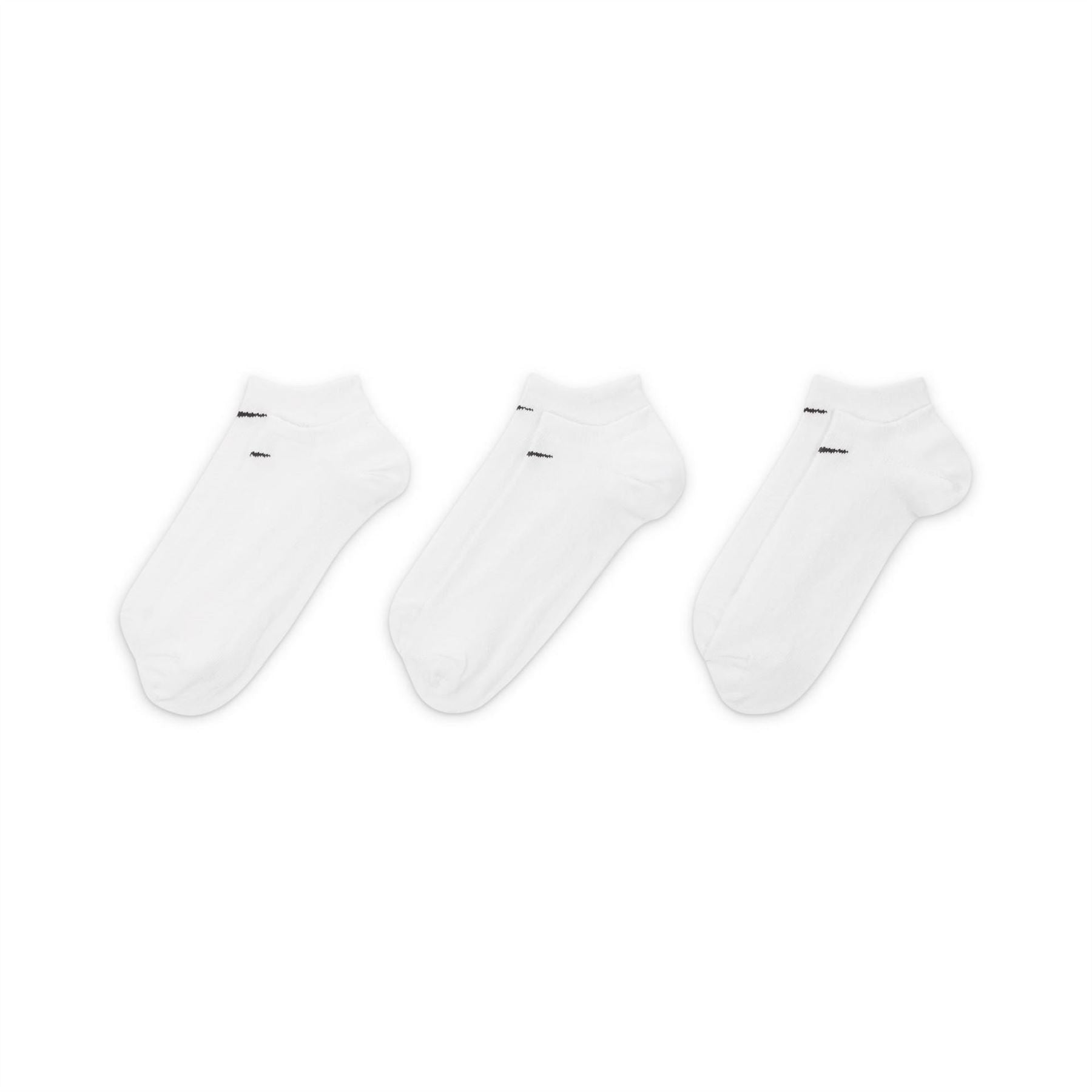 Nike 3 Pack No Show Socks Mens