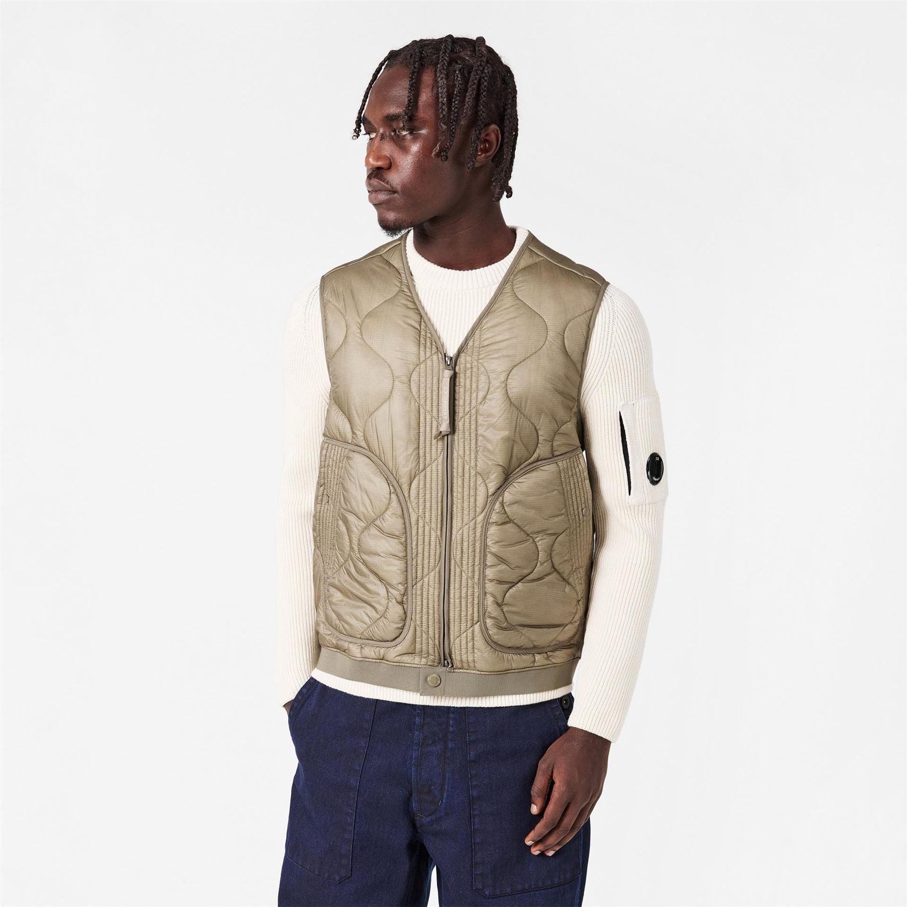 CP Company Lens Quilted Sleeveless Gilet