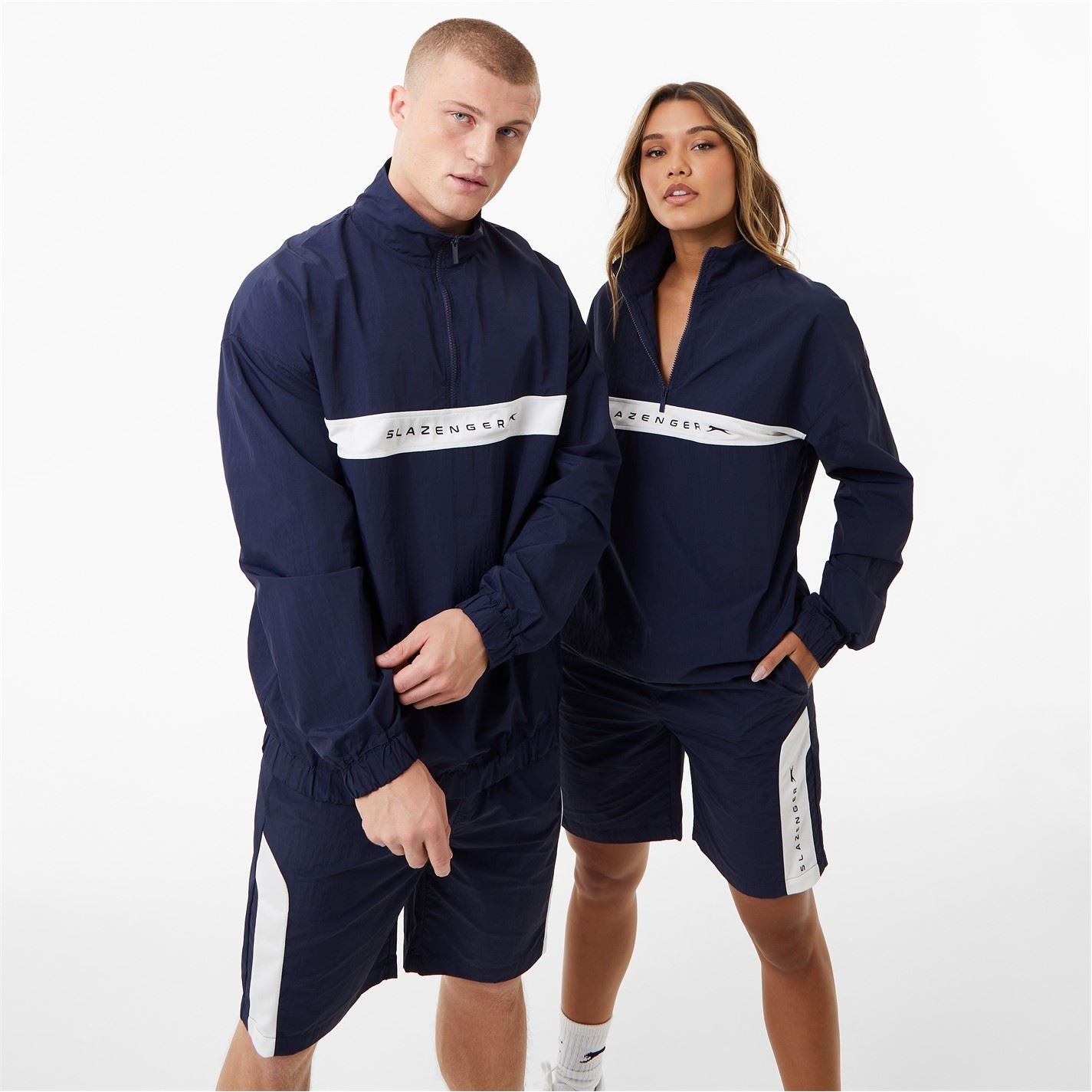Slazenger Ft. Aitch Contrast Half Zip Track Top