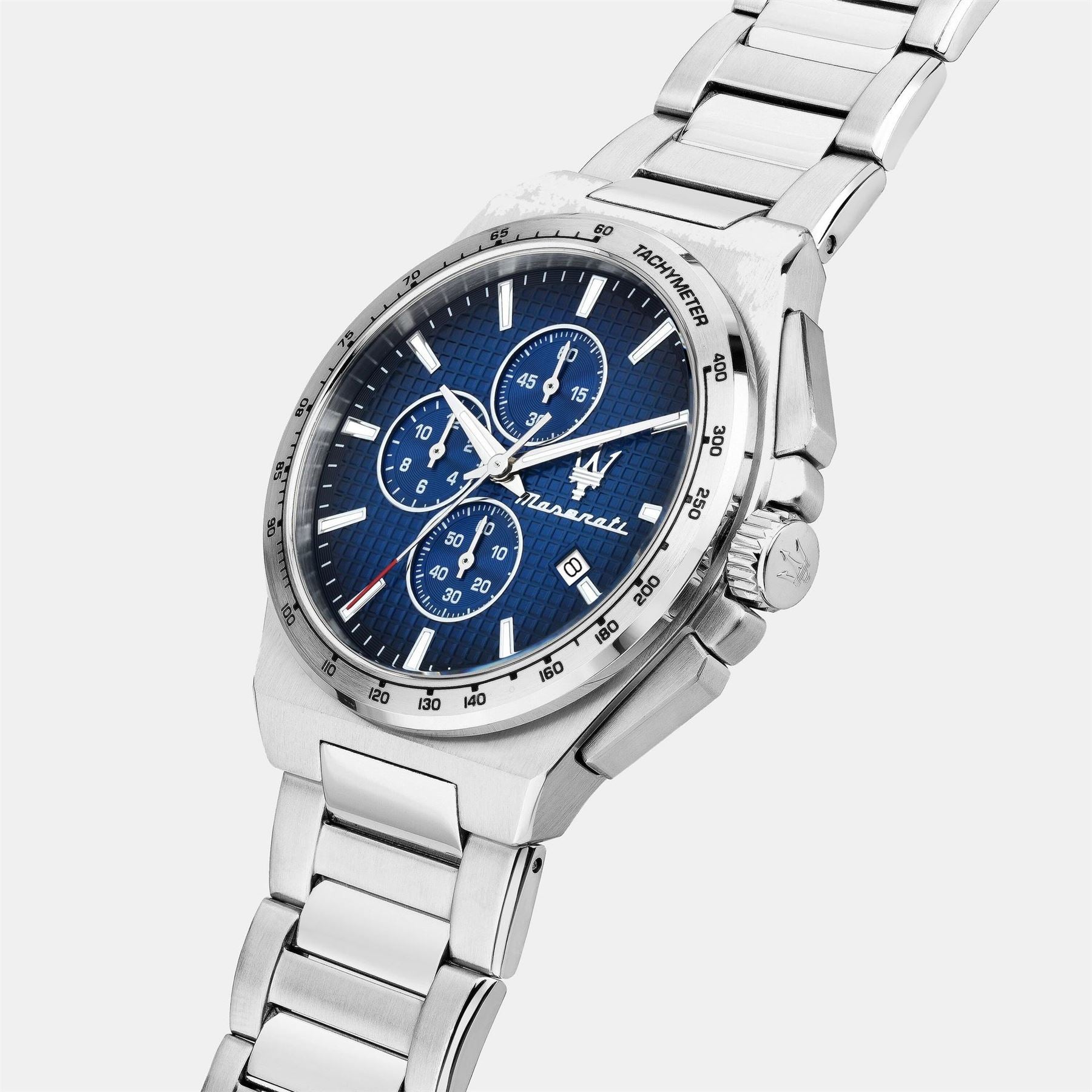 Maserati Velocita Racing Alligator Leather Strap Analogue Watch