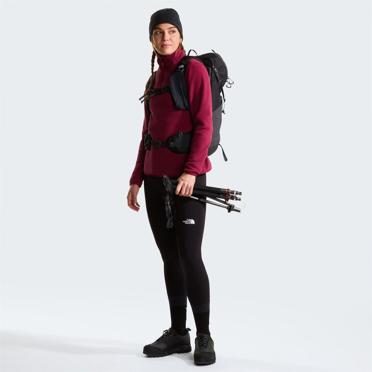 The North Face Womens 100 Glacier Quarter Zip Fleece