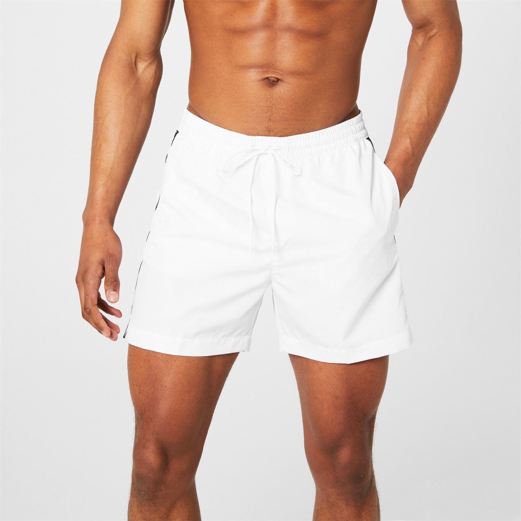 Calvin Klein Mens Tape Swim Shorts