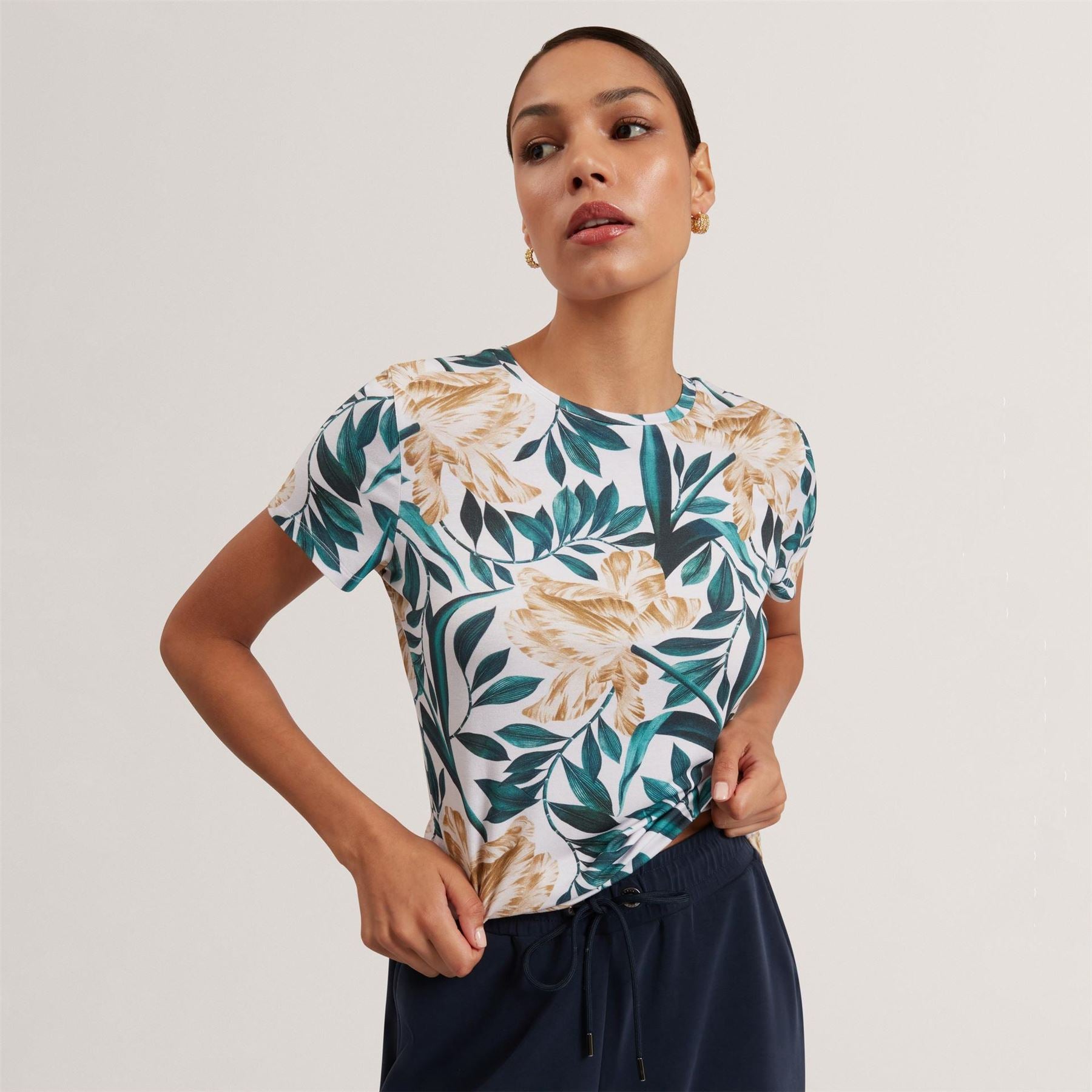 Ted Baker Printed Slim Fit T-Shirt