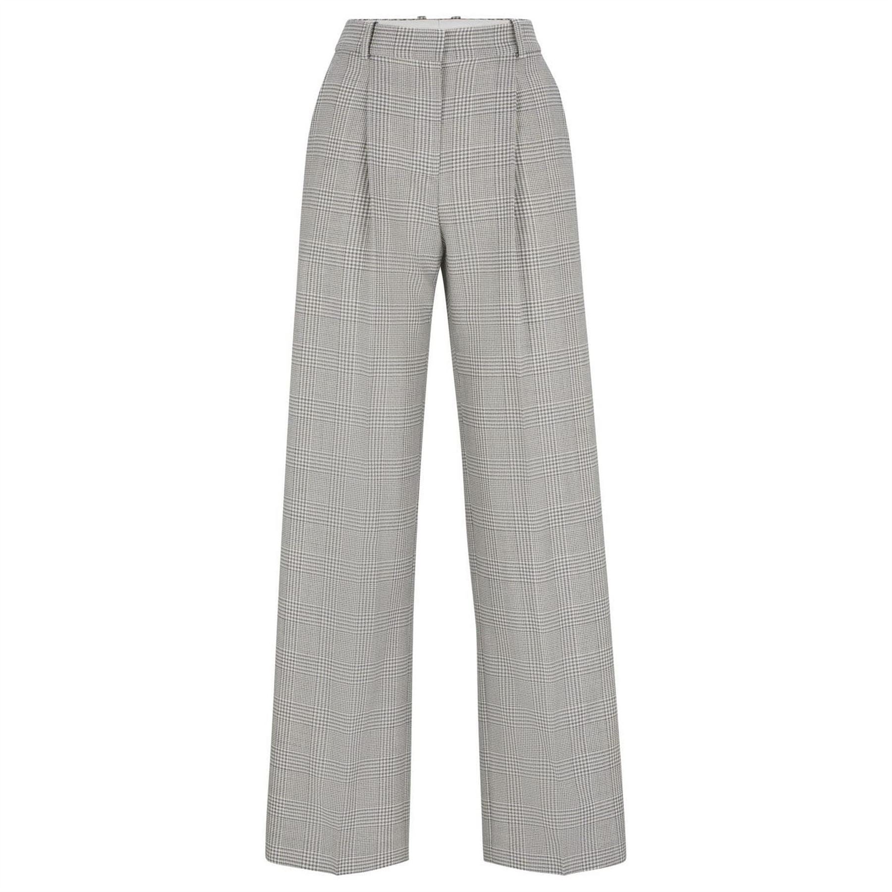 Boss Womens Tanity 10260288 01 Straight Leg Trousers