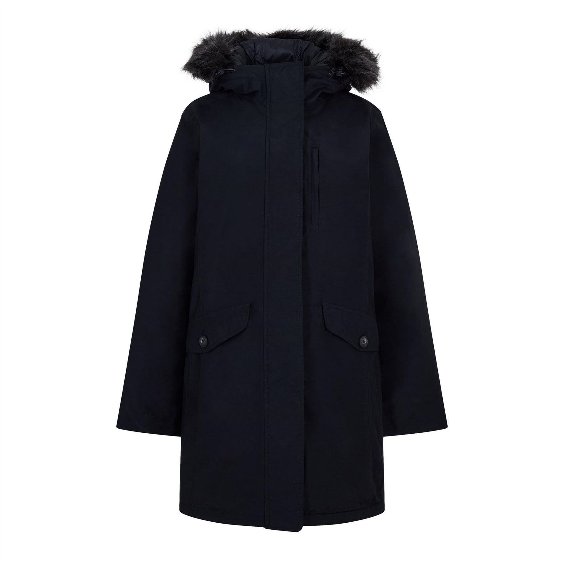 Timberland Solid Patterned Waterproof Parka Coat