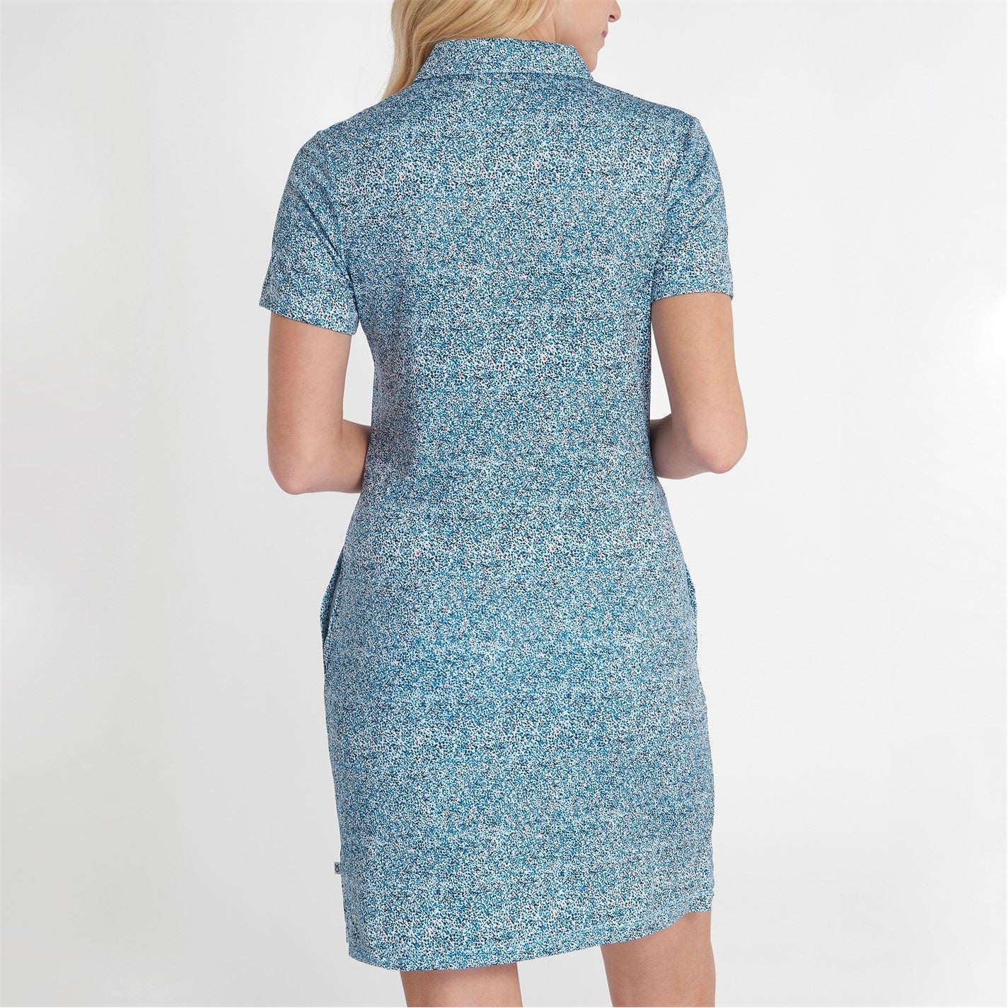 Calvin Klein Golf Hamlin Collared Neck Knee Length T-Shirt Dress