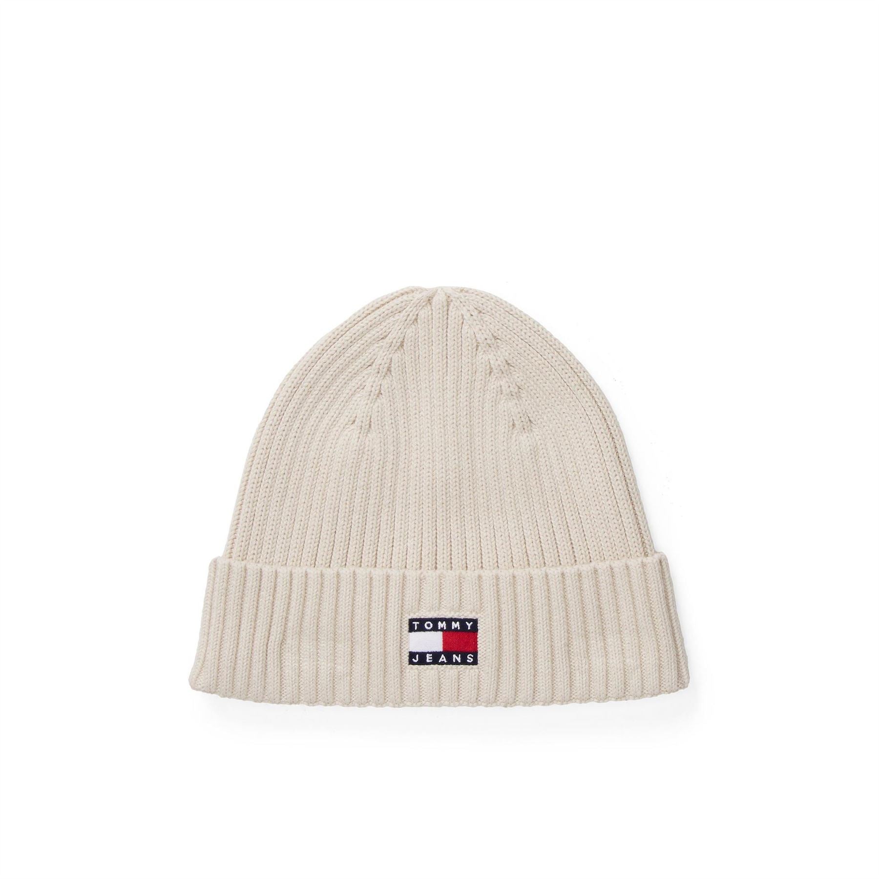 Tommy Jeans Flag Ribbed Knit Beanie