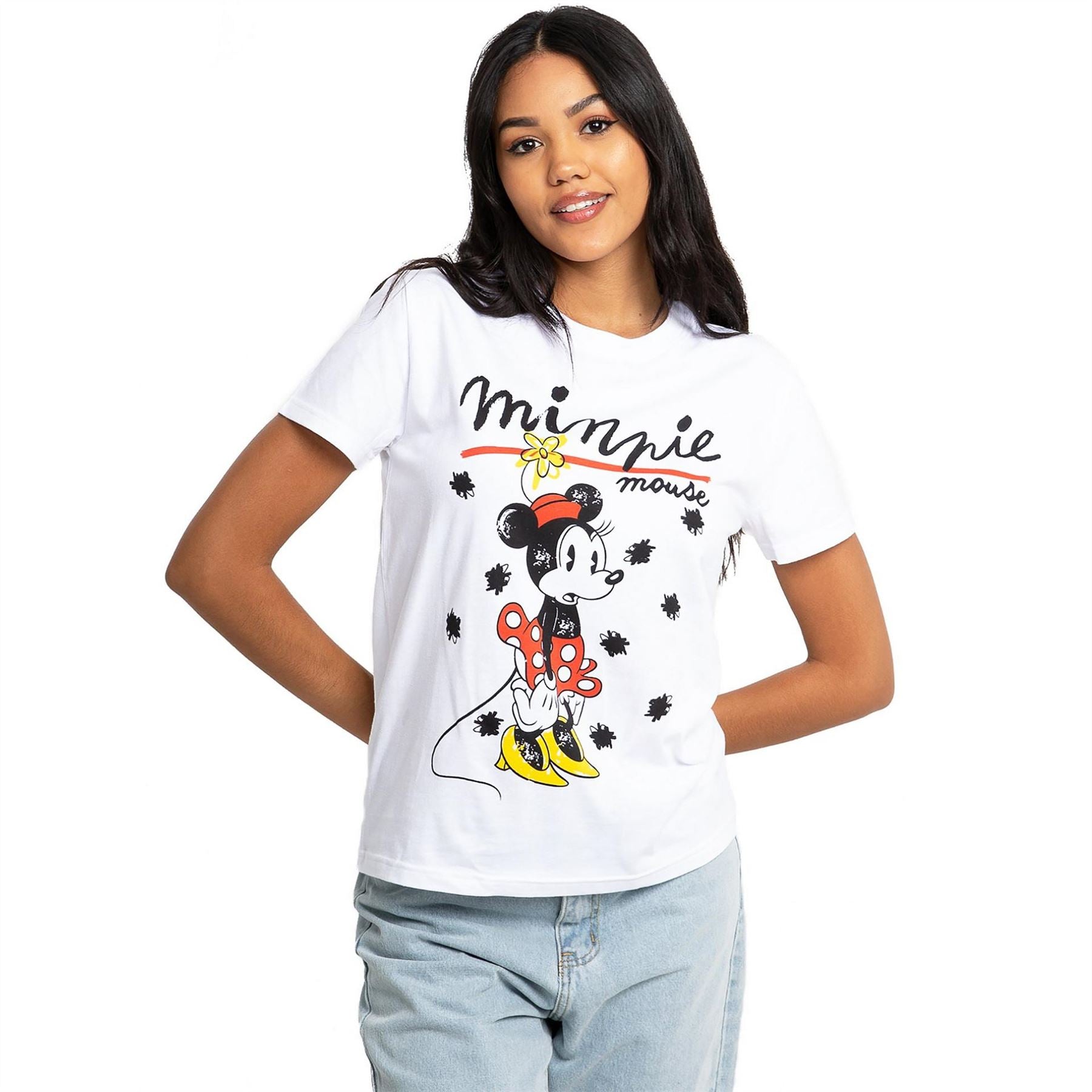 Disney Mickey Mouse Regular Fit Crew Neck T-Shirt