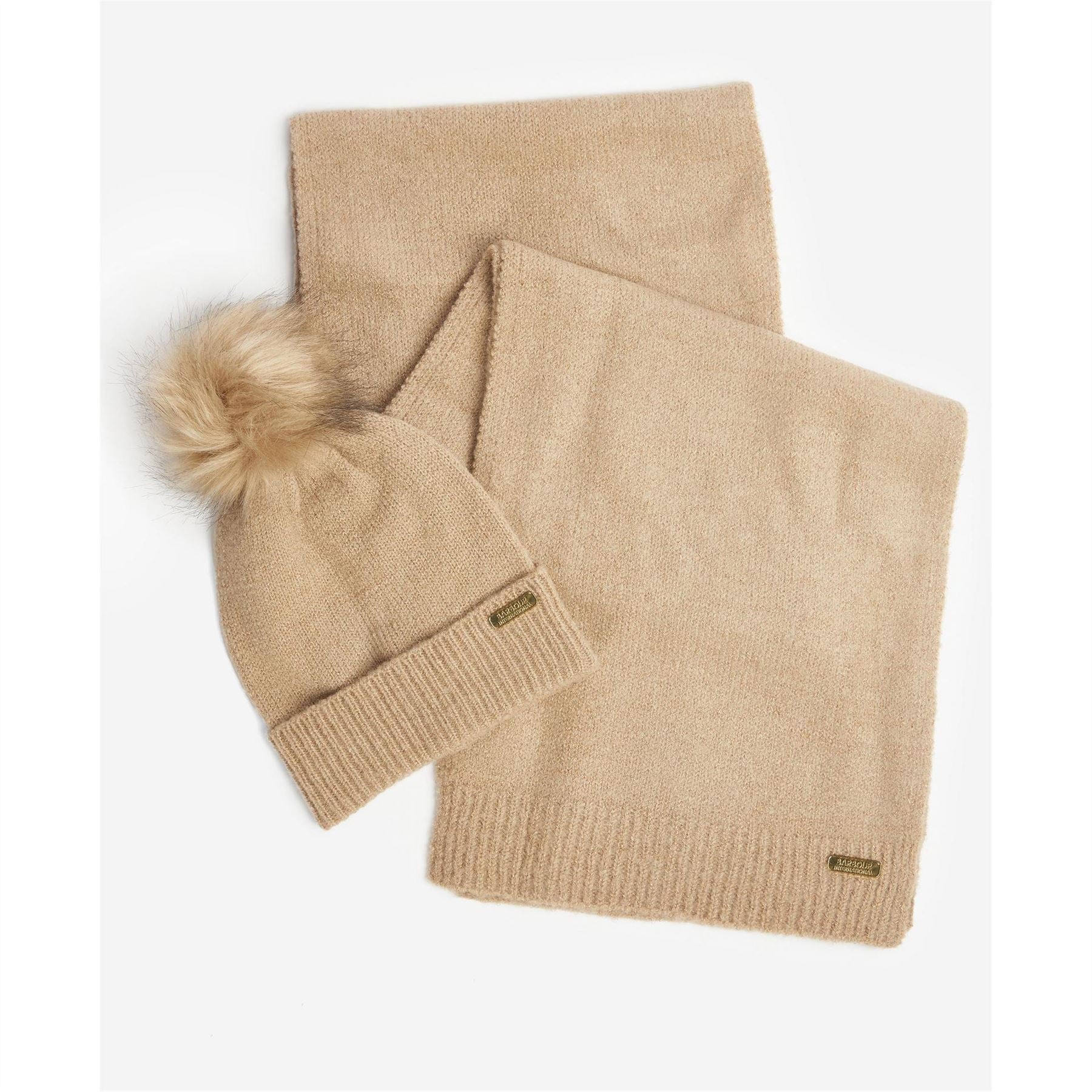 Barbour International Beanie  And  Scarf Gift Set