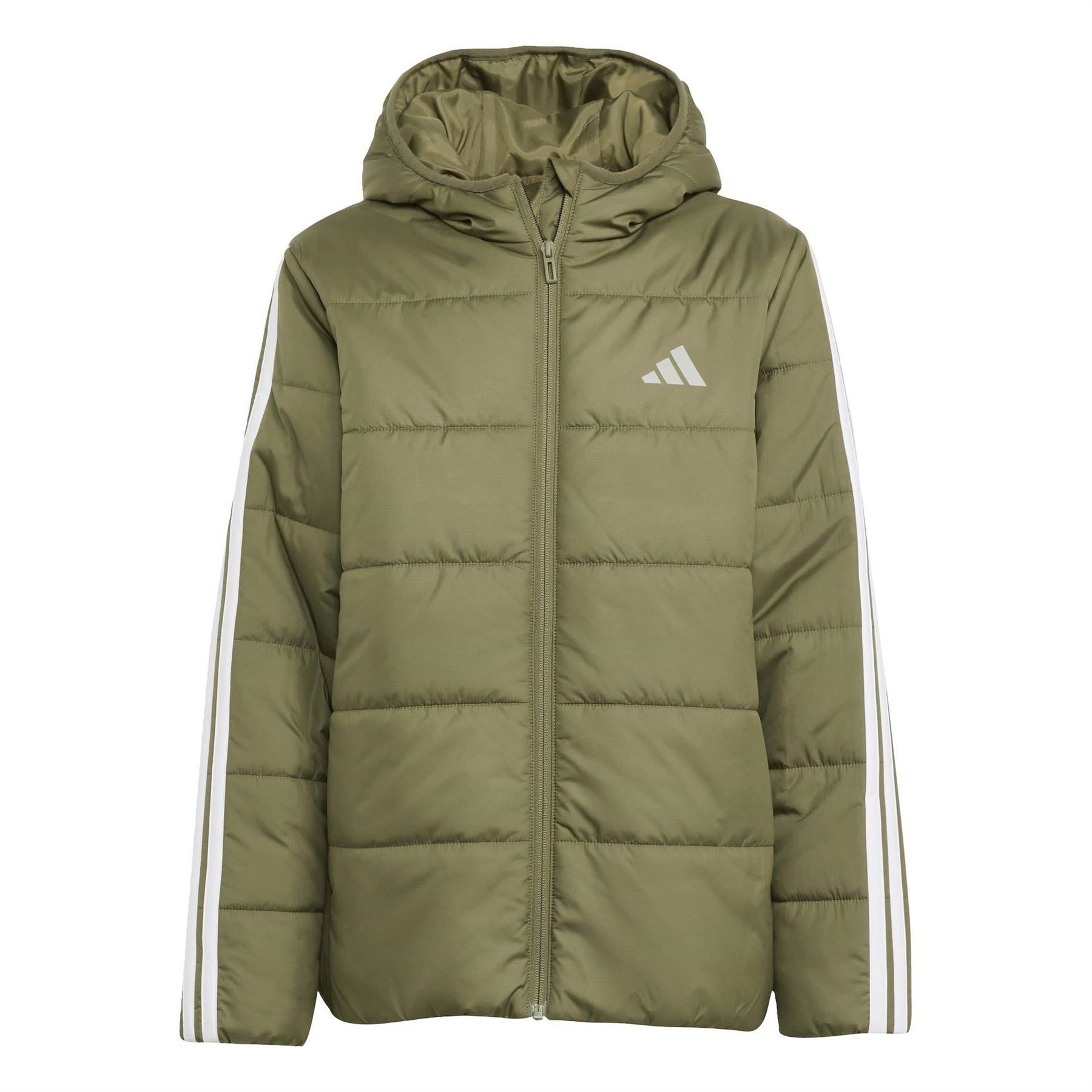 adidas Kids Essentials 3S Hooded Long Sleeve Puffer Jacket