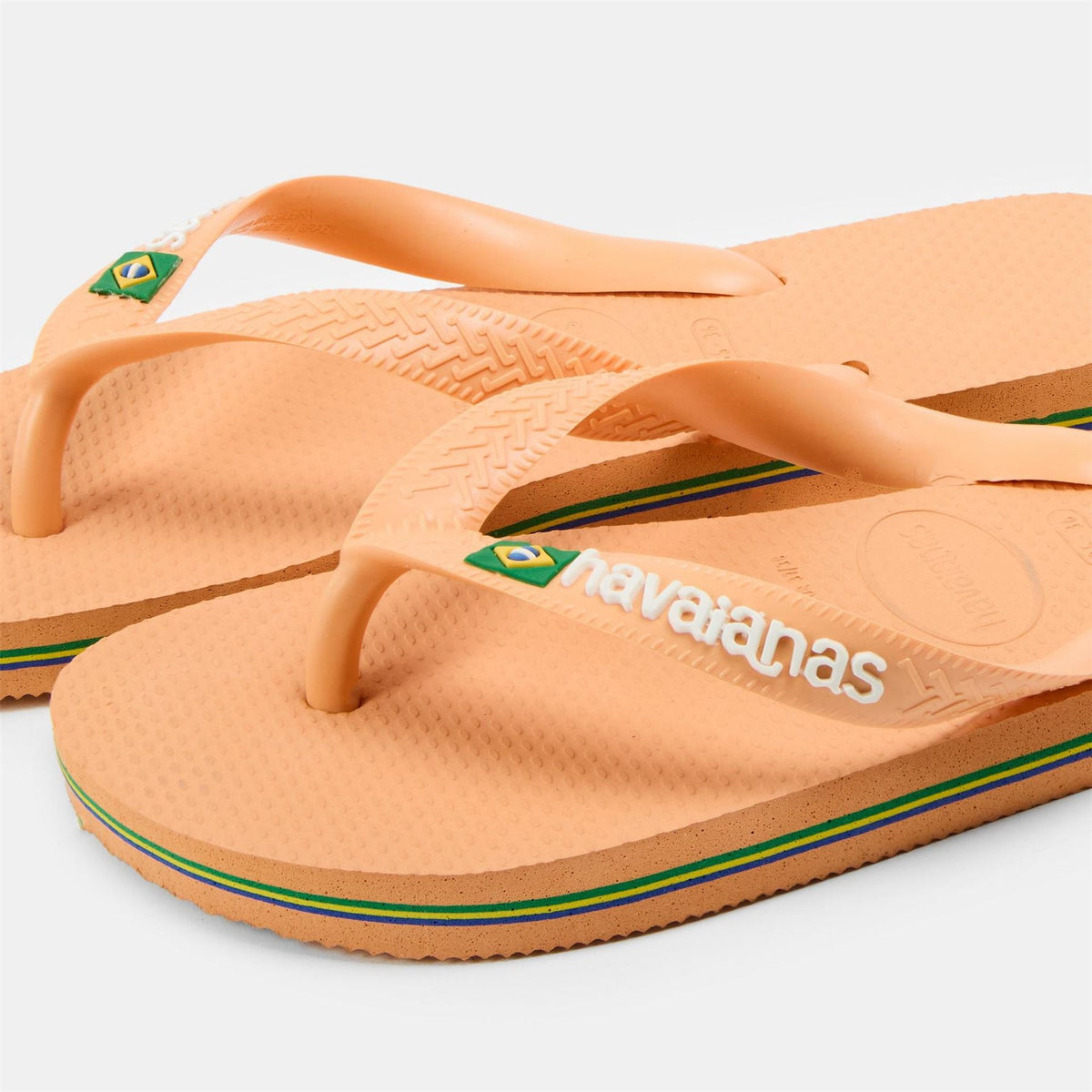 Havaianas Hav. Brasil Logo Ruby Red Flip Flops