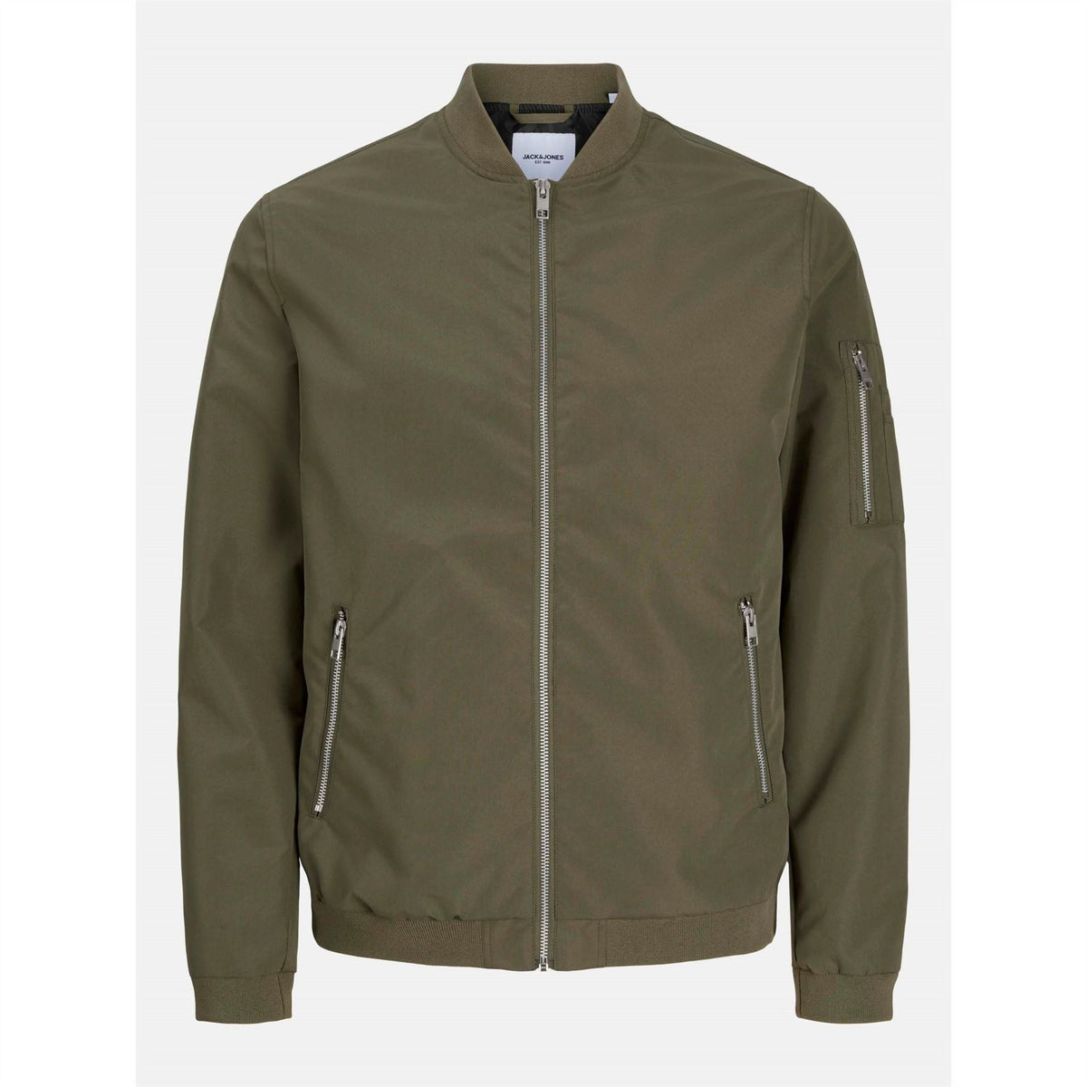 Jack and Jones  Rush Water Resistant Long Sleeve Bomber Jacket