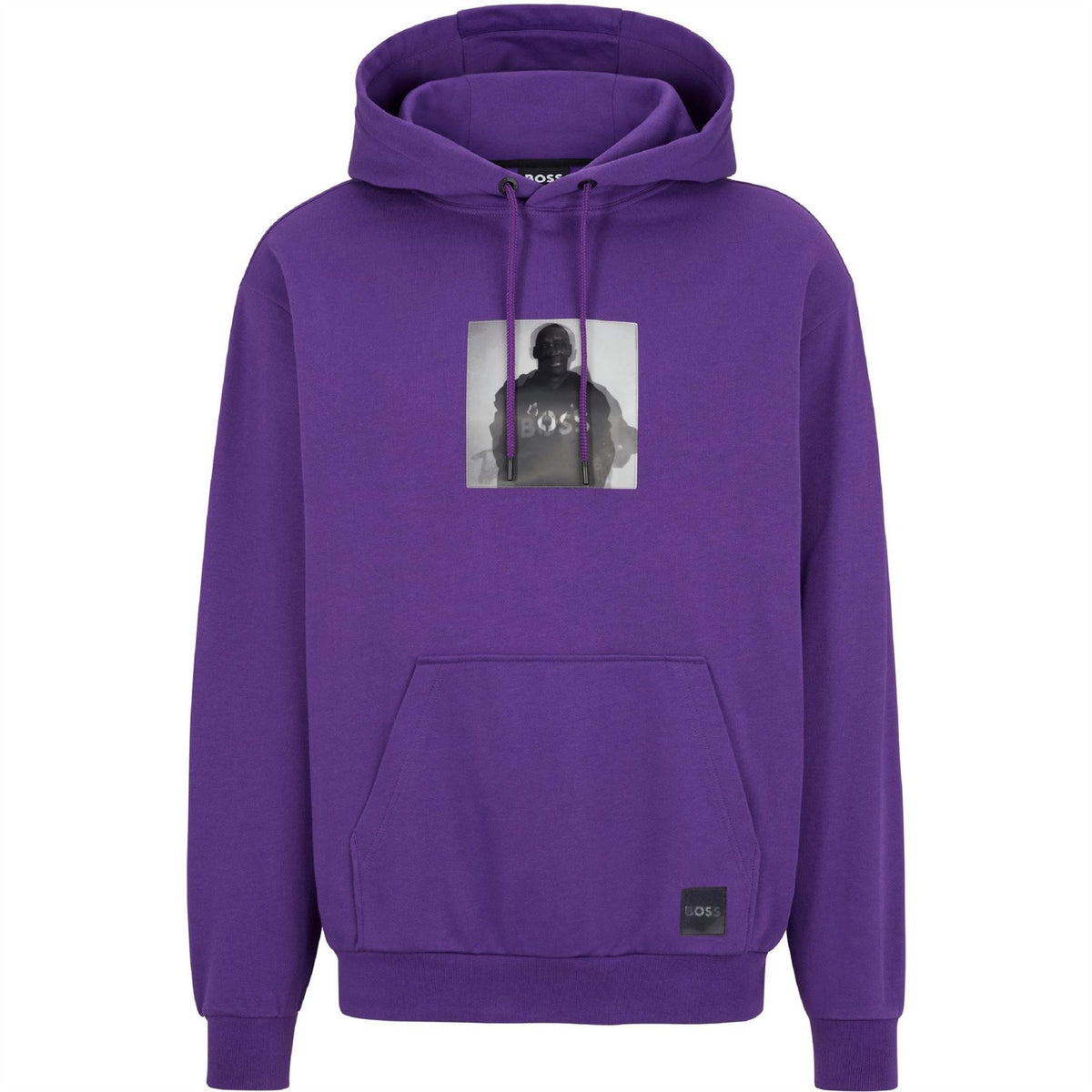 Boss Khaby Hooded Neck Long Sleeve Top