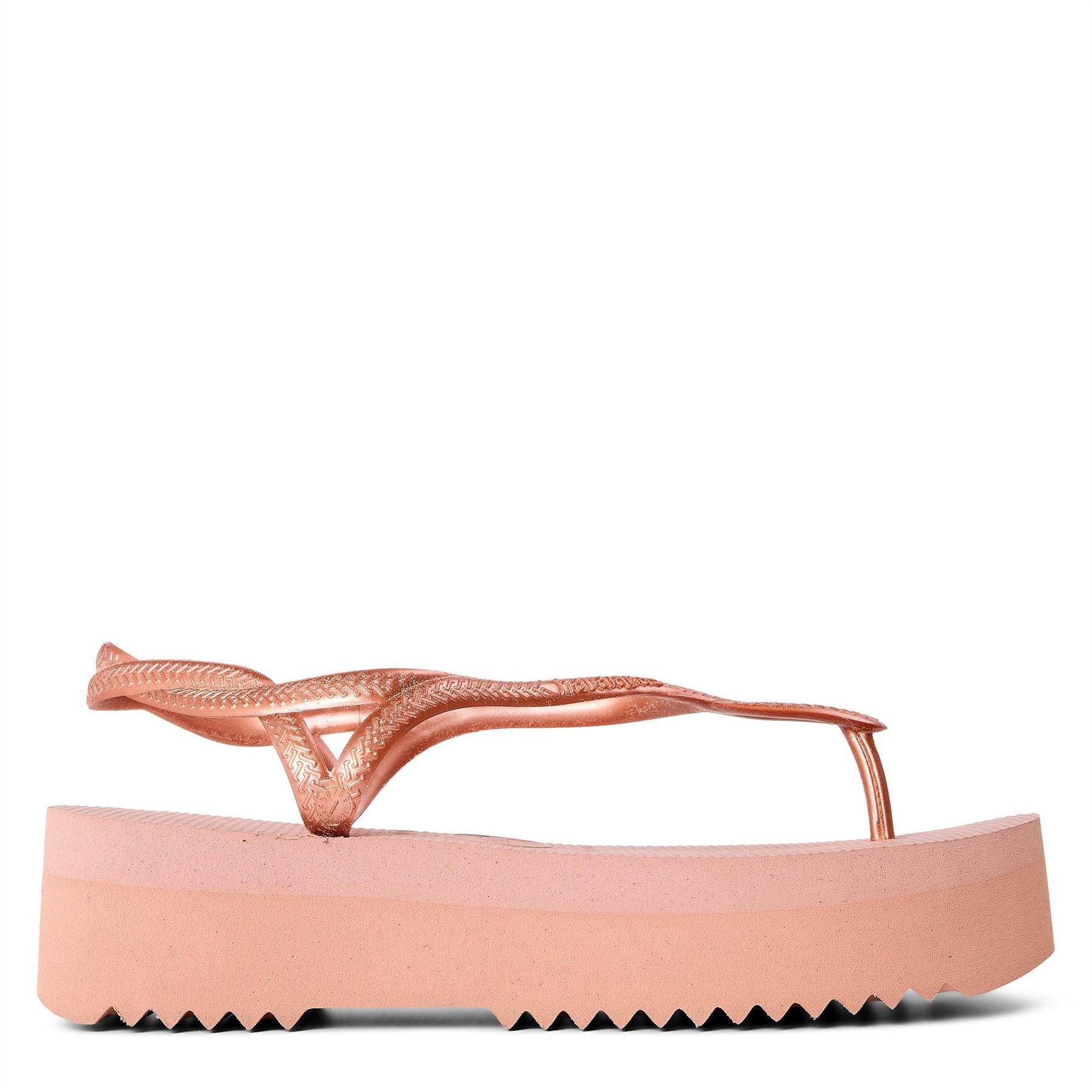 Havaianas Womens Hav. Luna Platform Cool Crocus Rose Flip Flops