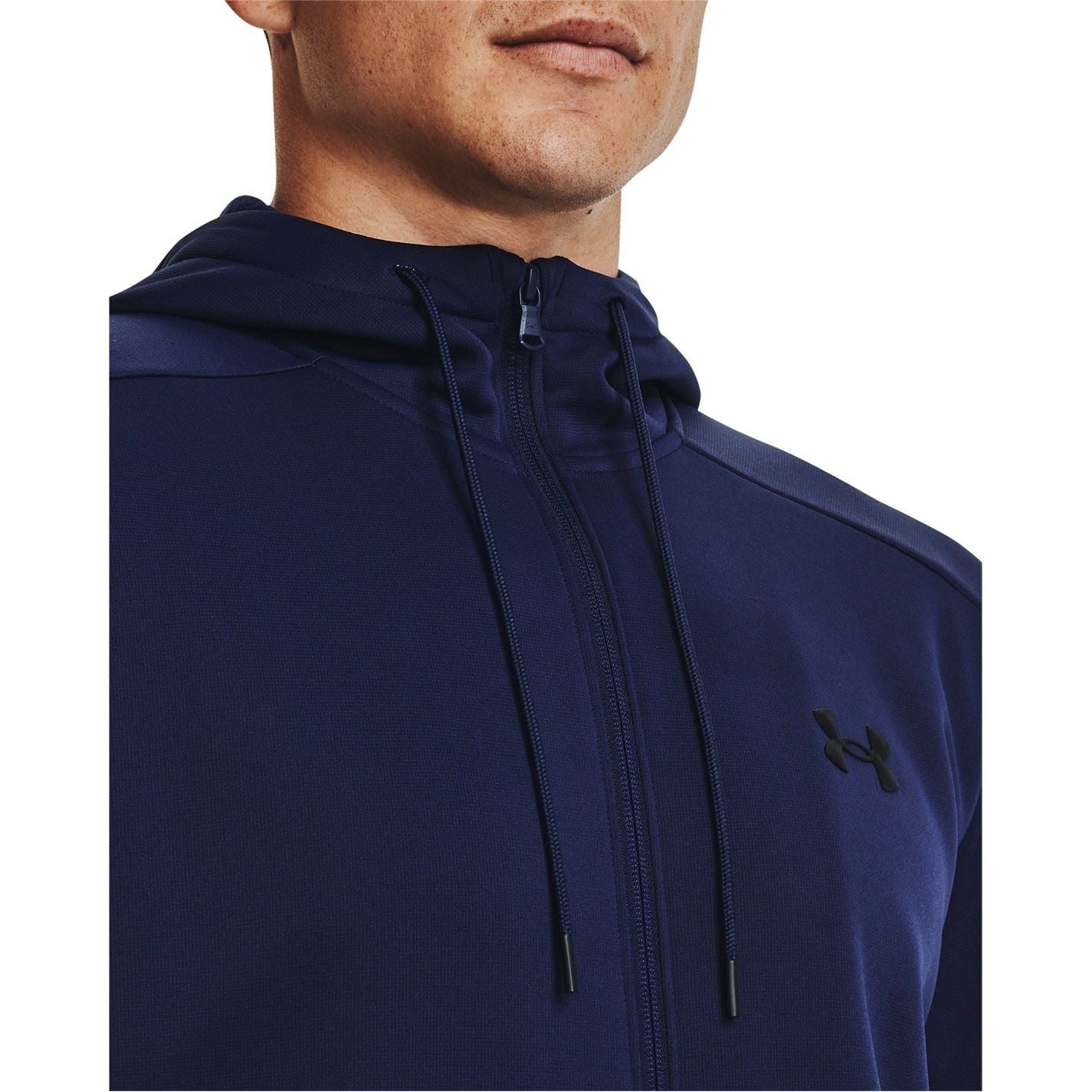 Under Armour Mens Armour Armour Fleece® Full Zip Hoodie
