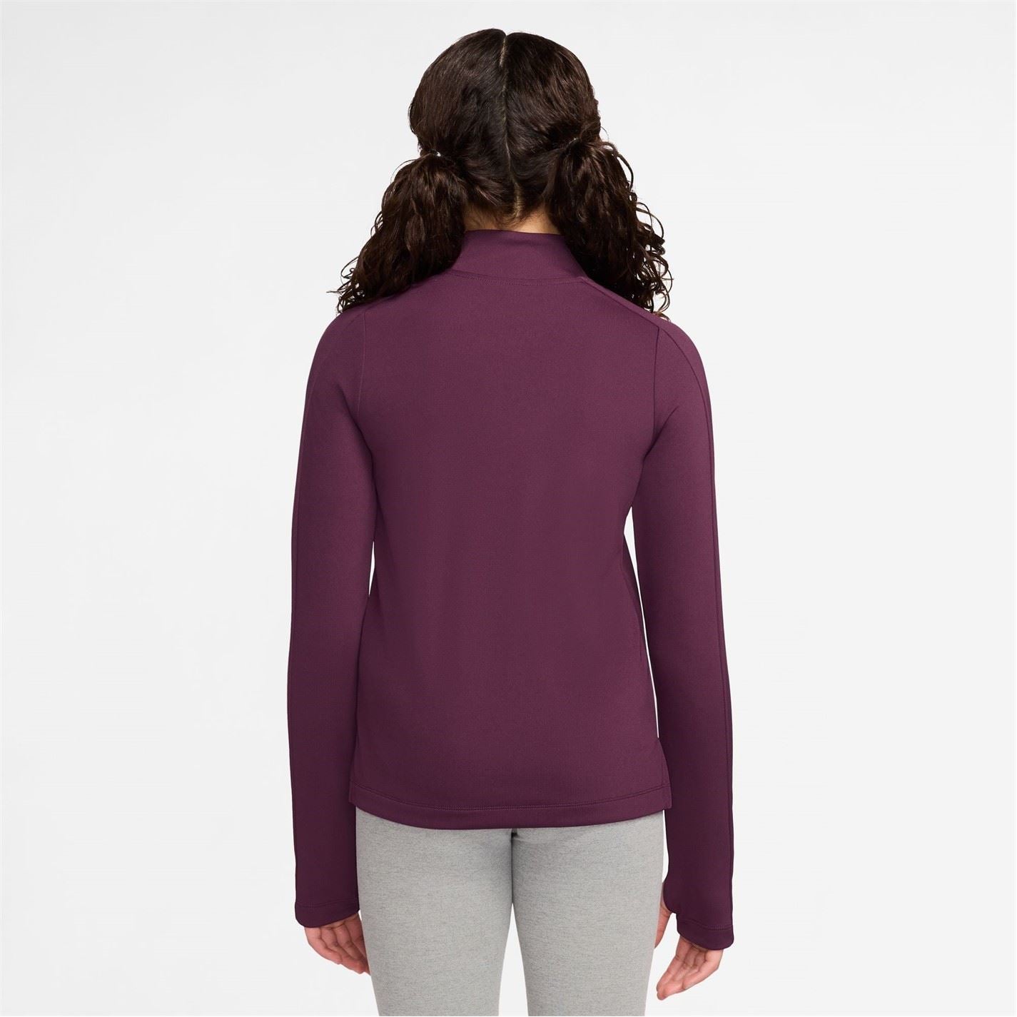 Nike Older Girls Dri Fit Long Sleeve Half Zip