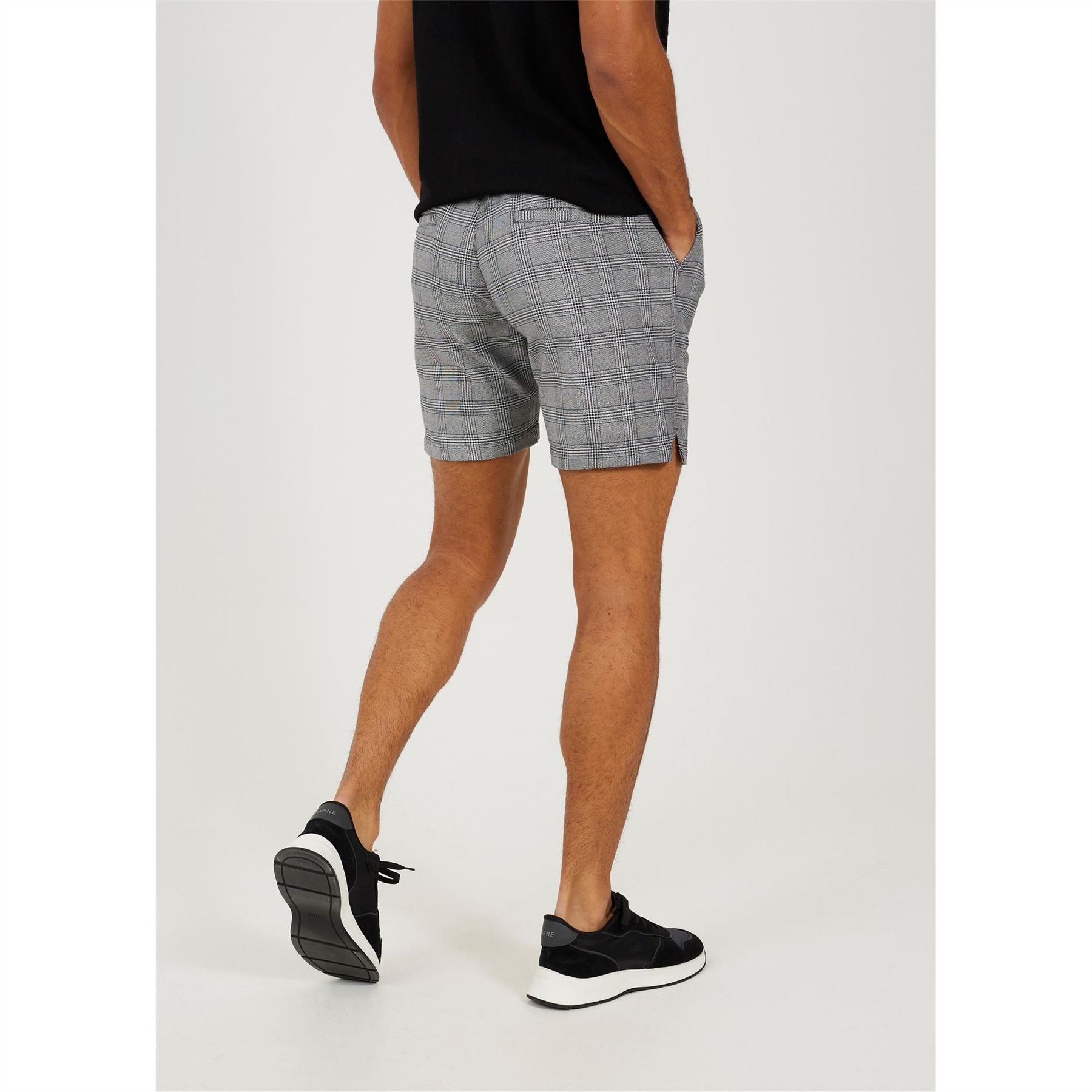 Brave Soul Dyed Check Shorts