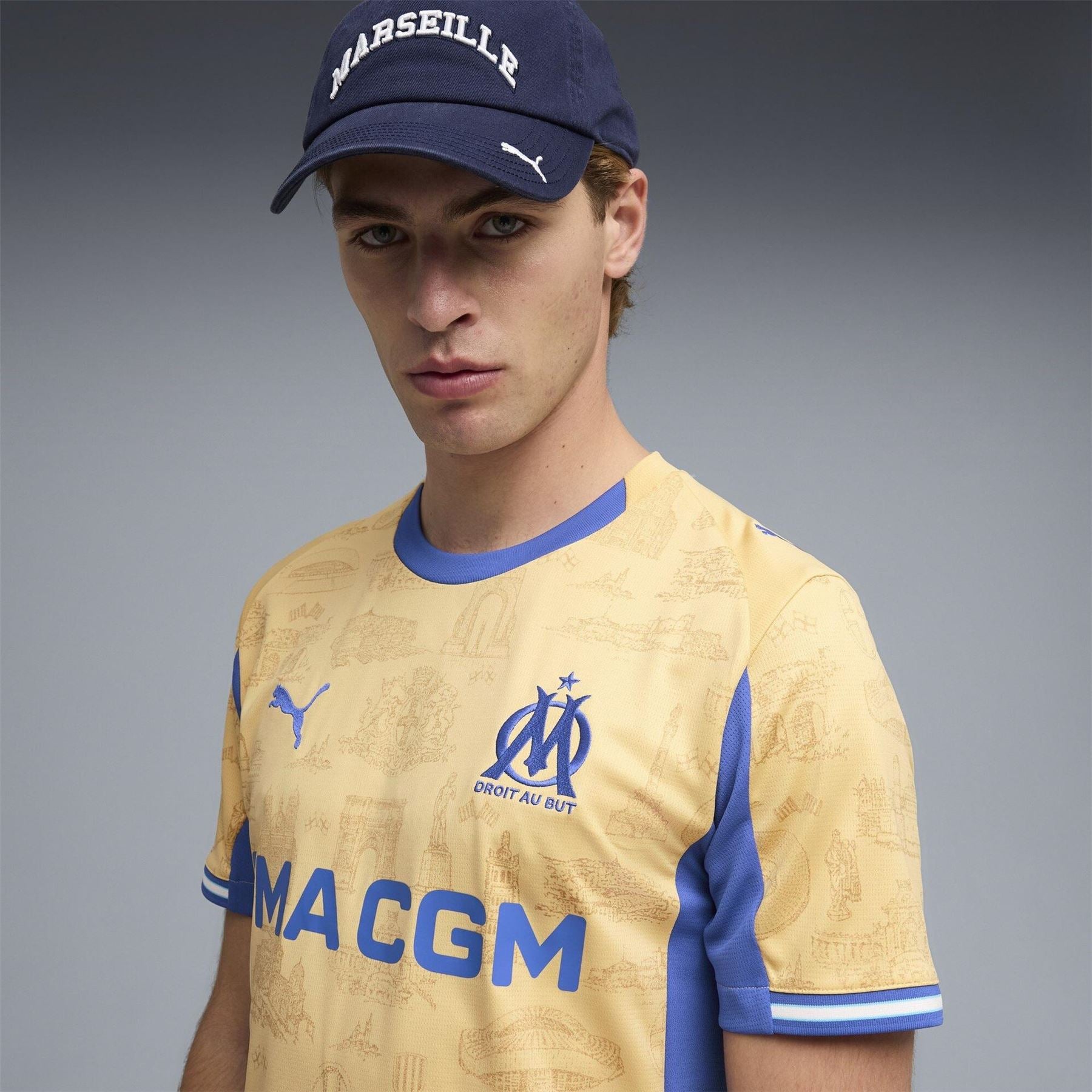 Puma Mens Olympique Marseille Fourth Shirt 25 26