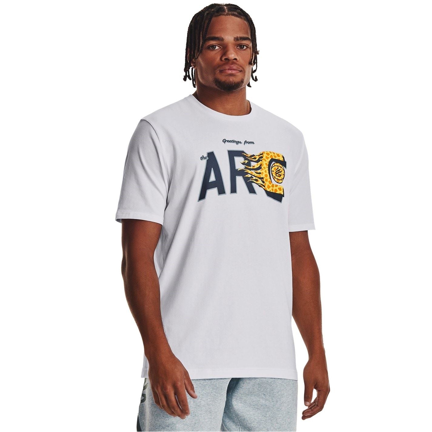 Under Armour Curry Arc Cotton Short Sleeve Performance T Shirt