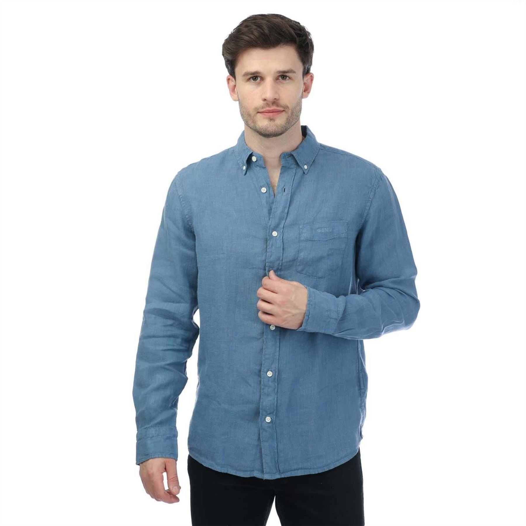 Gant Fit Garment Dyed Linen Shirt