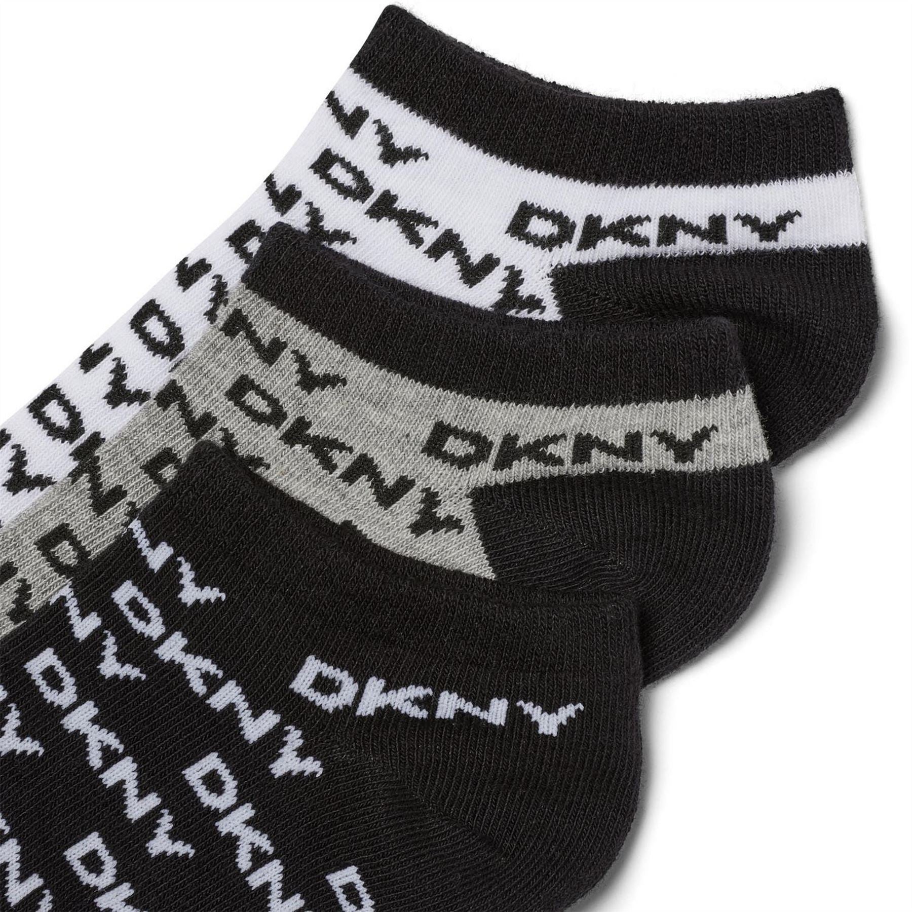 DKNY Womens 3 Pack Trainer Liner Grace
