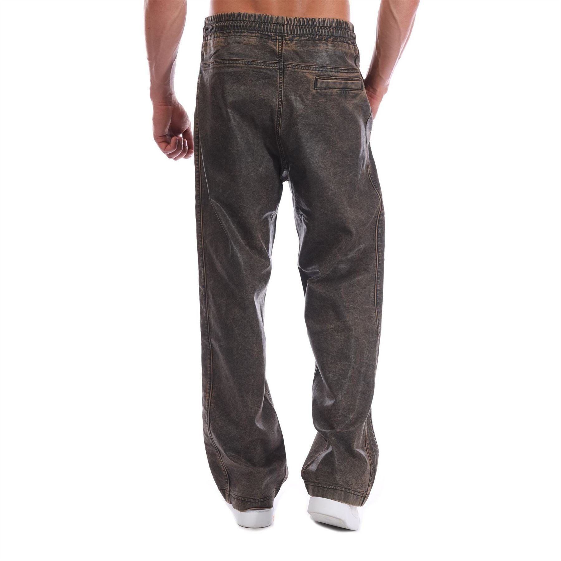 Diesel Wide Leg Relaxed Fit Jeans