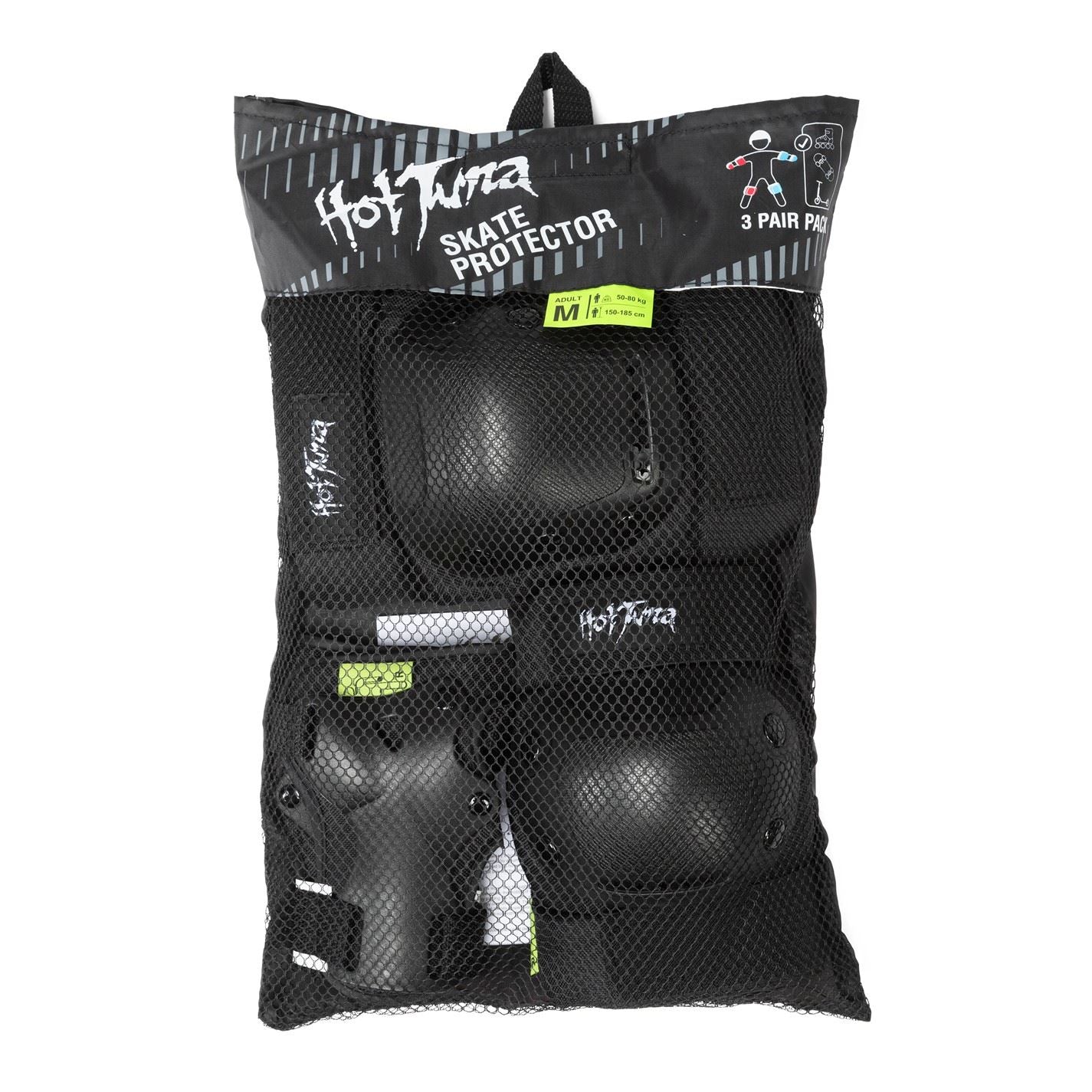 Hot Tuna Skate Protector 3pc Set   Knee Pads Elbow Pad And Wrist Guards