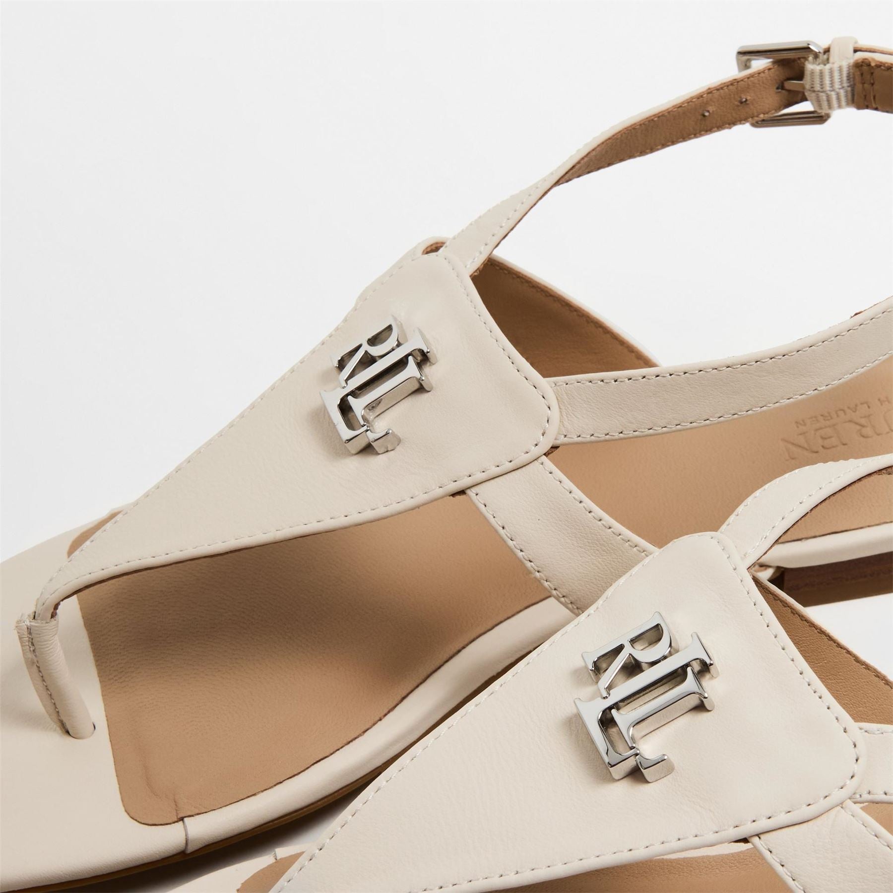 Lauren by Ralph Lauren Everley Toe Post Flatform Sandals