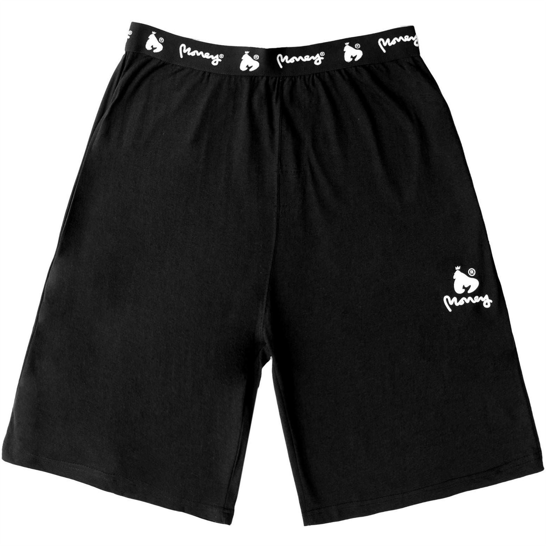 Money Lounger Elasticated Short Twin Set