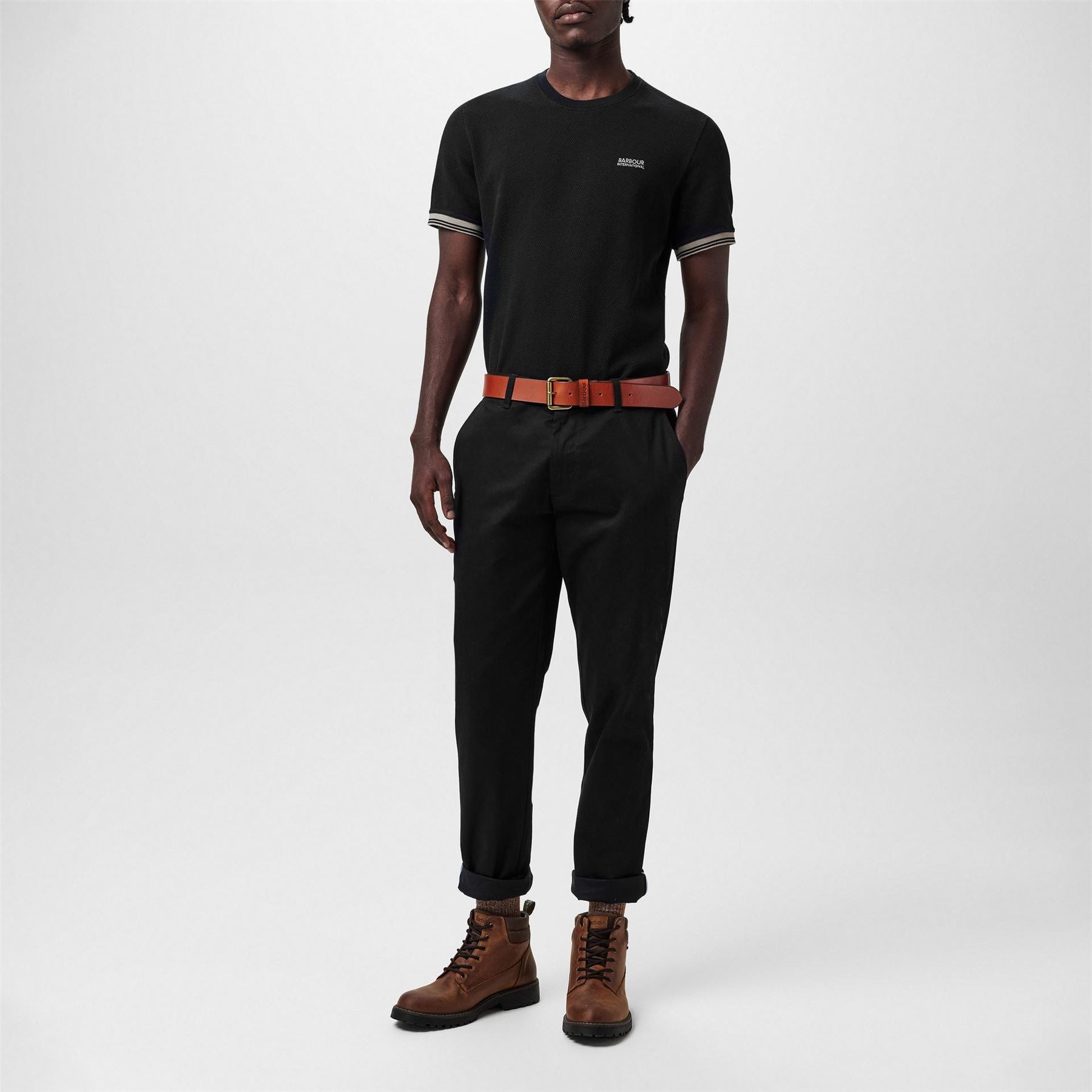 Barbour International Textured T-Shirt