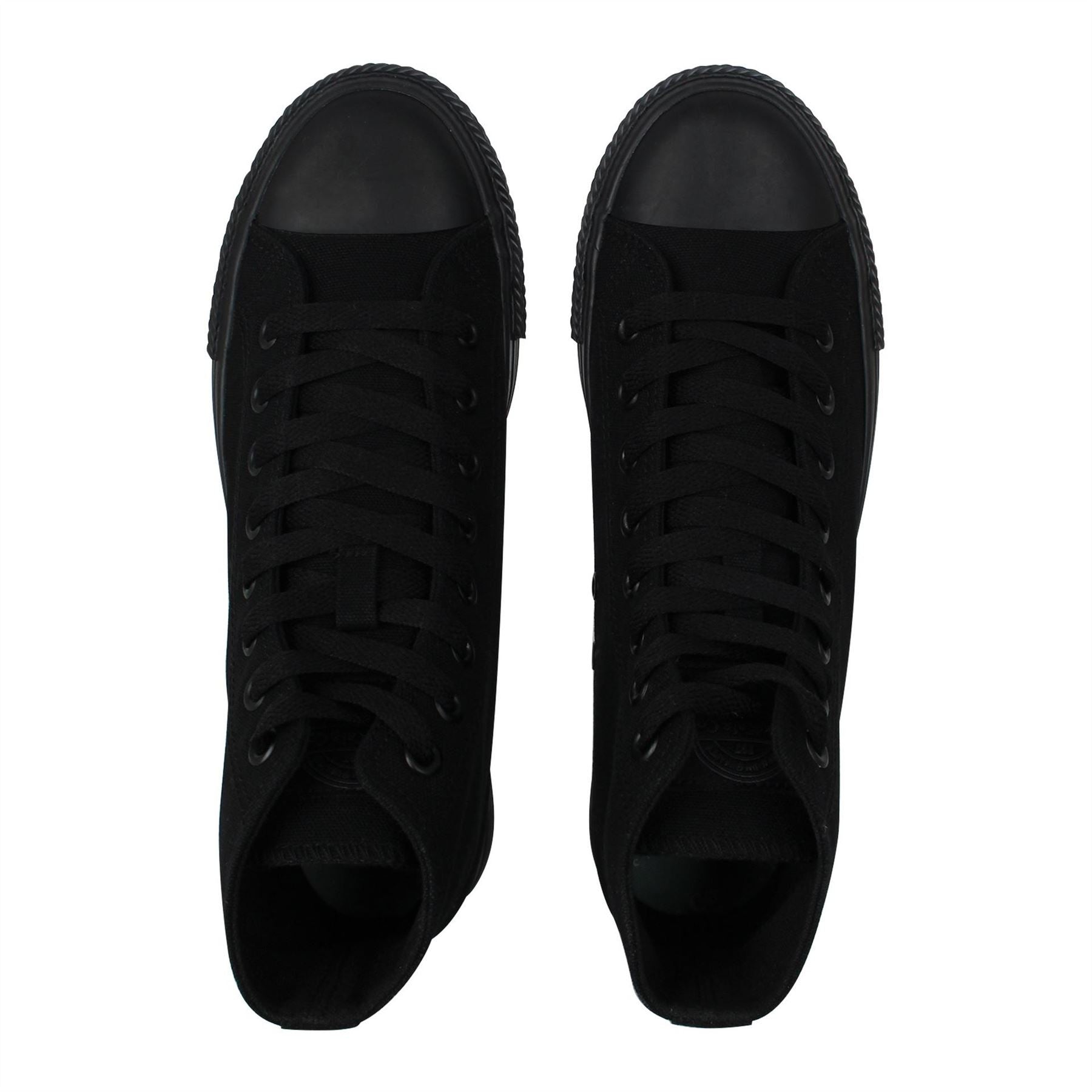 SoulCal Womens Canvasas High Top Platform Trainers