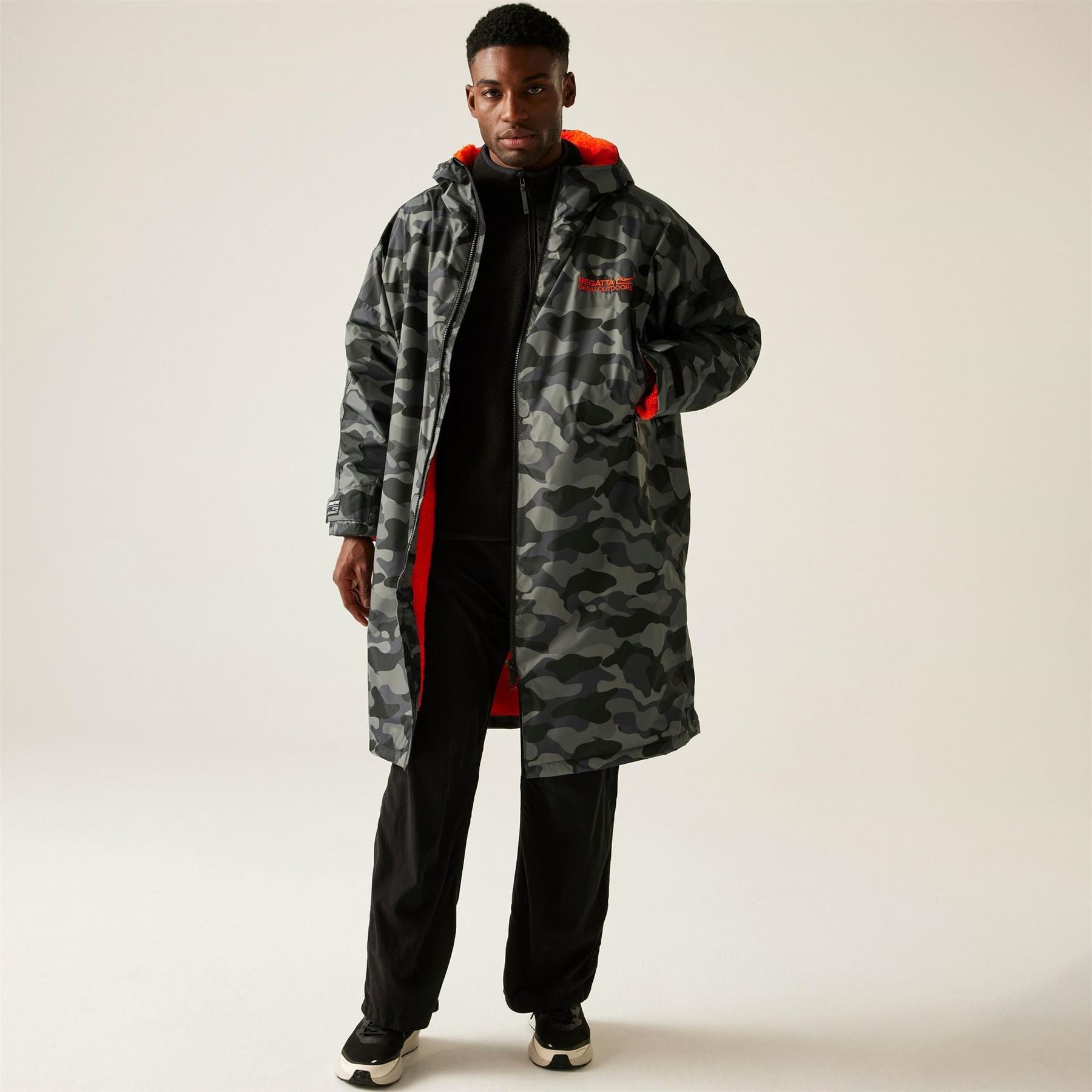 Regatta Adults Waterproof Windproof Borg Fleece Oversized Fit Insulated Robe