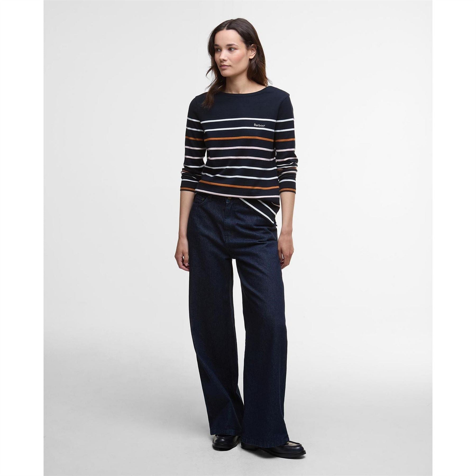 Barbour Striped Long Sleeved Top