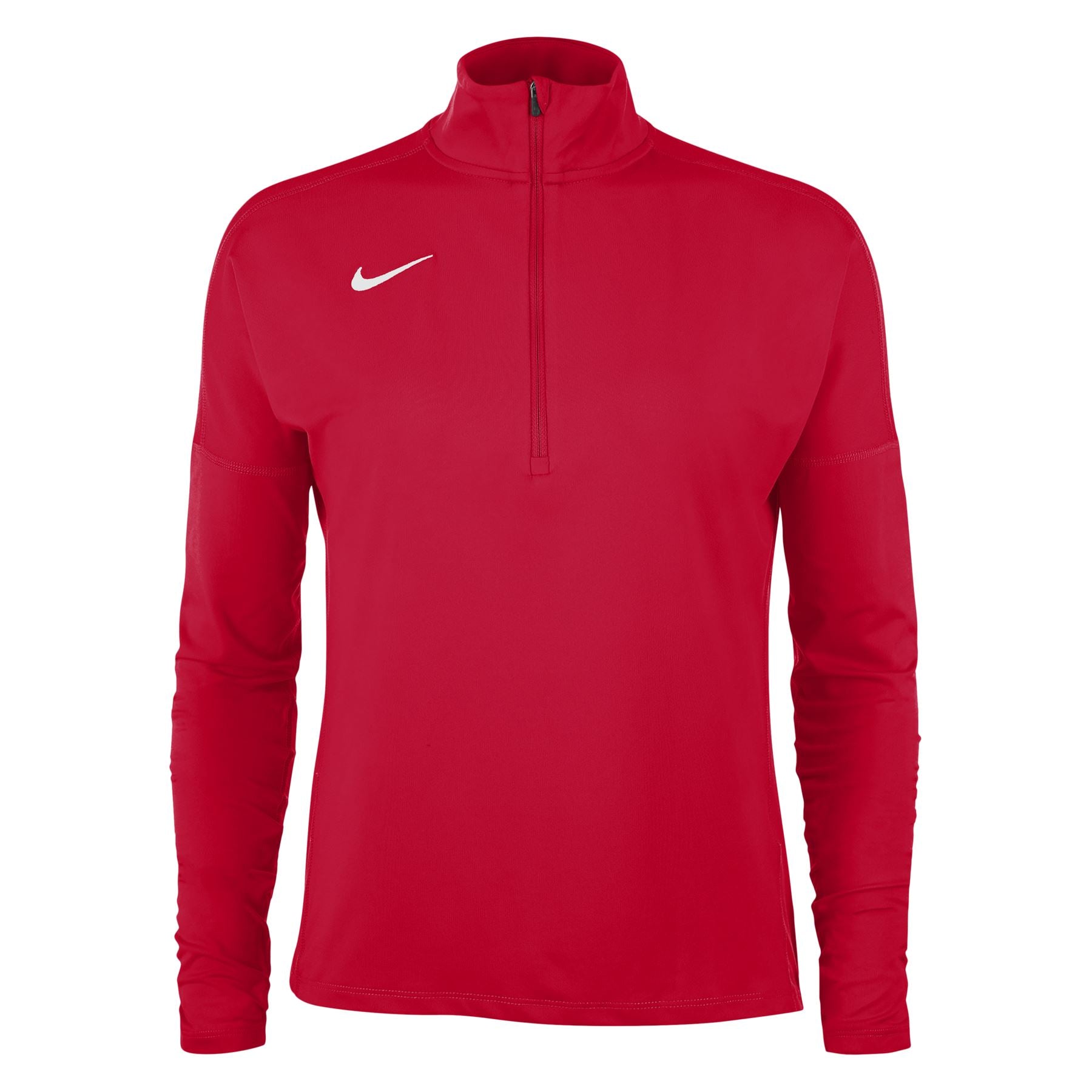 Nike Front Zipper Pocket Funnel Neck Long Sleeve Athletic Top