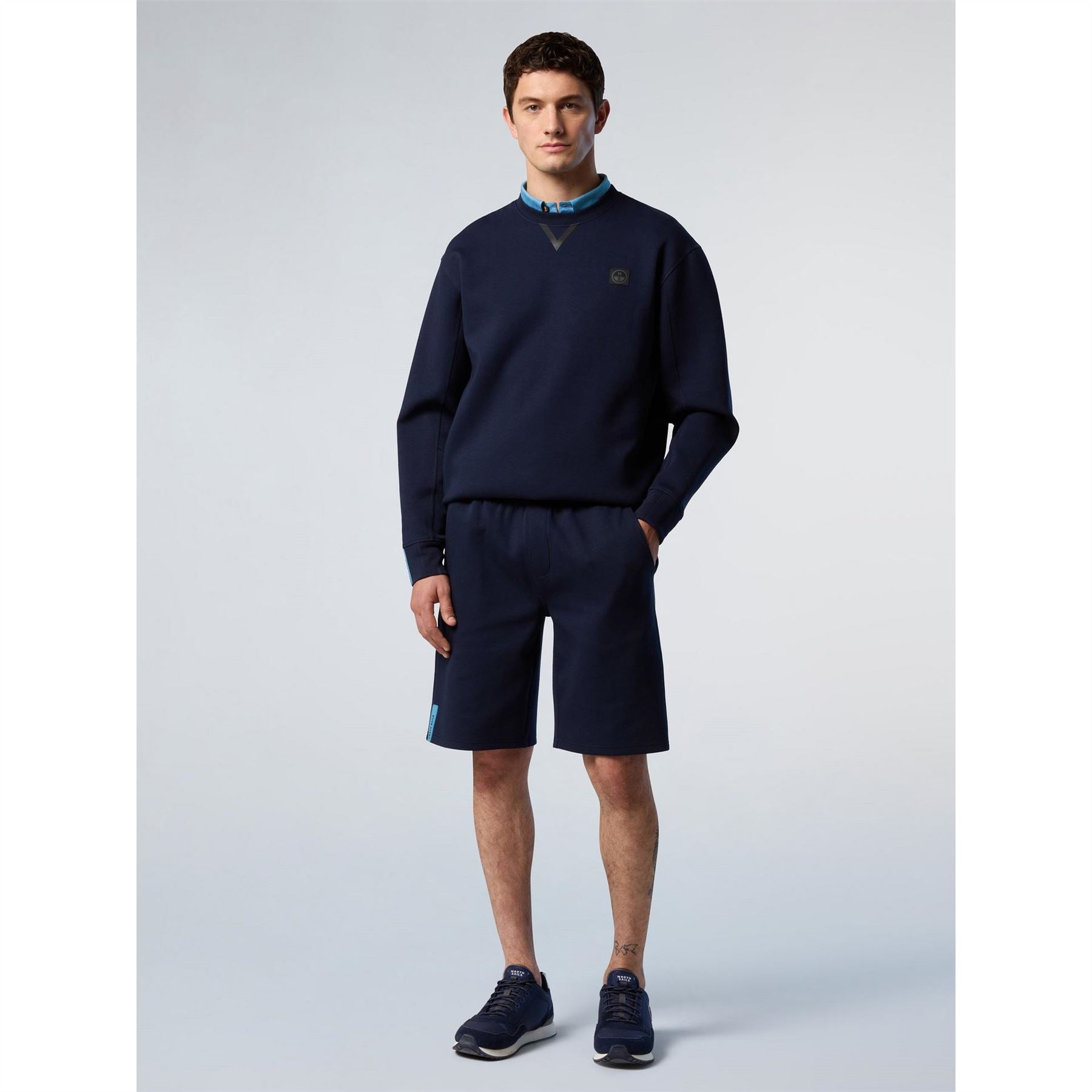 North Sails Regular Fit Crew Neck Logo Print Sweatshirt