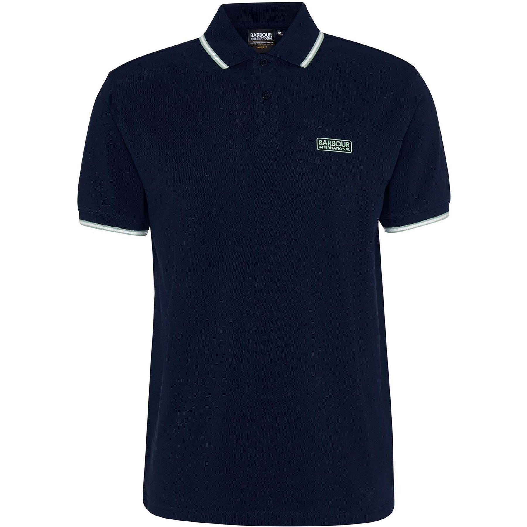 Barbour International Tipped Short Sleeve Polo Shirt