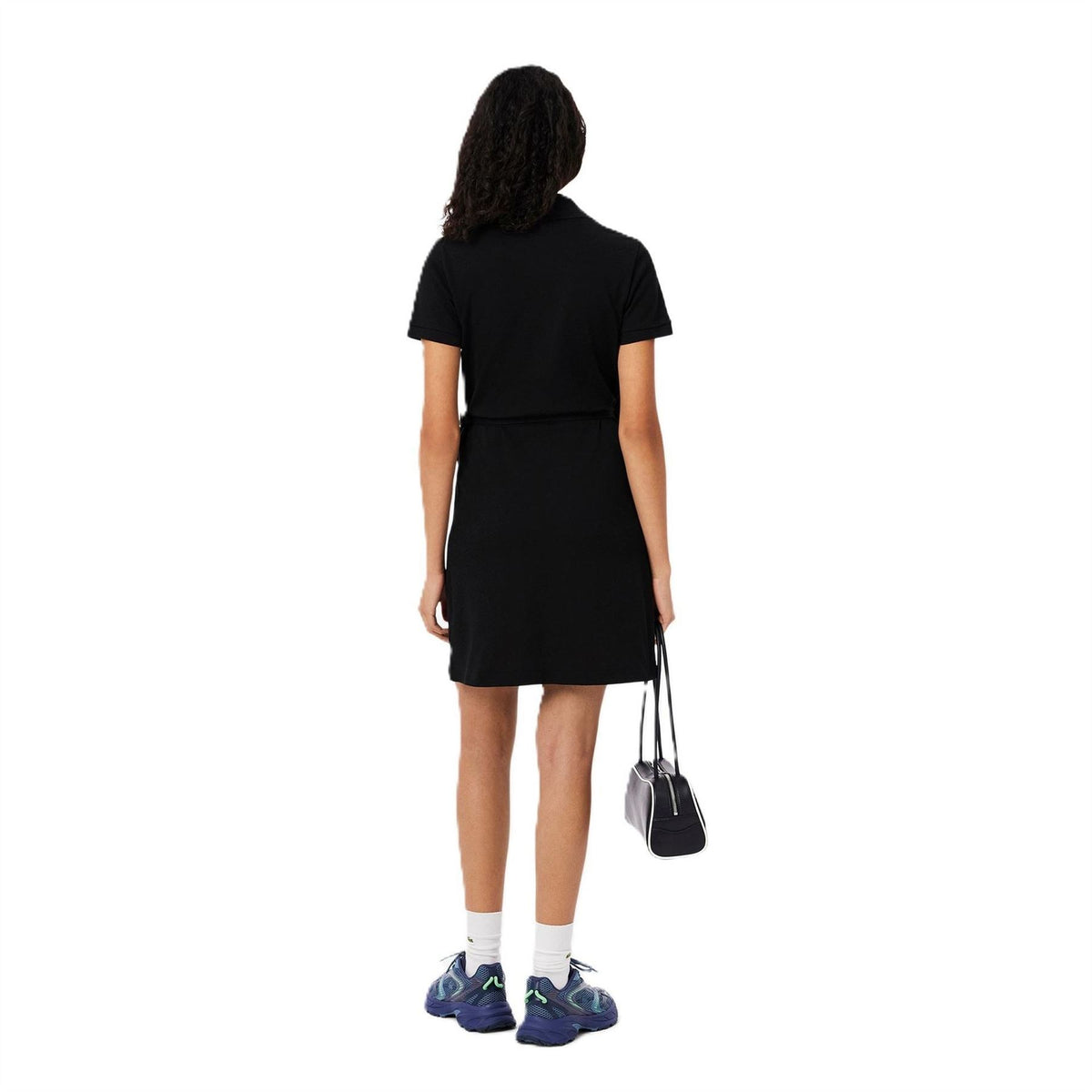 Lacoste Ef7252 Collared Neck Knee Length Wrap Dress