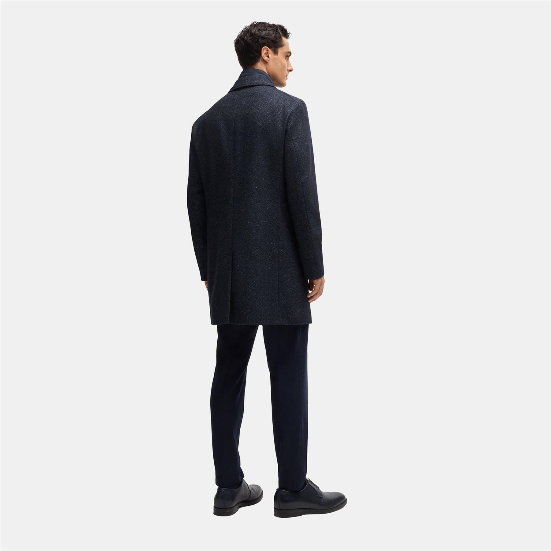 Boss H Hyde Bib 234 Black Structured Peacoat