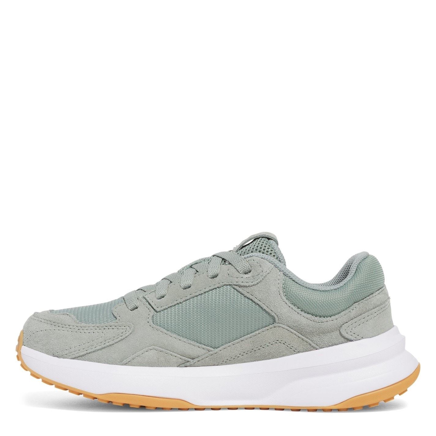Under Armour Edge Suede Round Toe Flat Heel Trainers