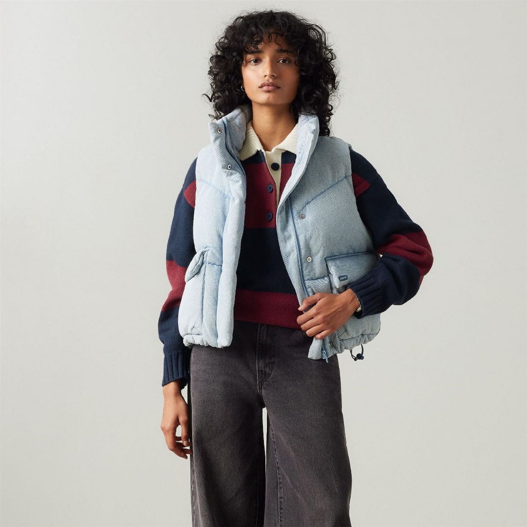 Levis Western Bubble Anthracite Gilet