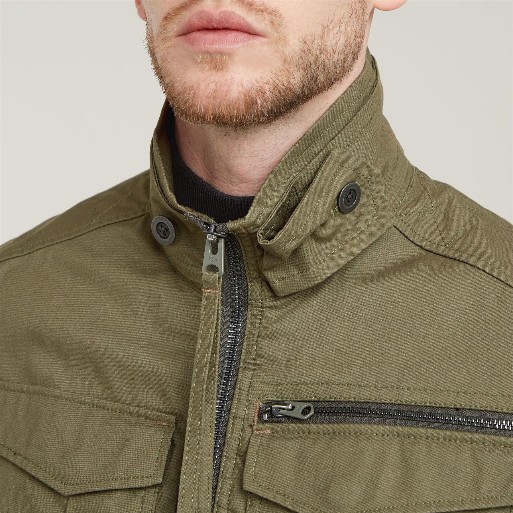 G Star Rovic Field Jacket High Neck