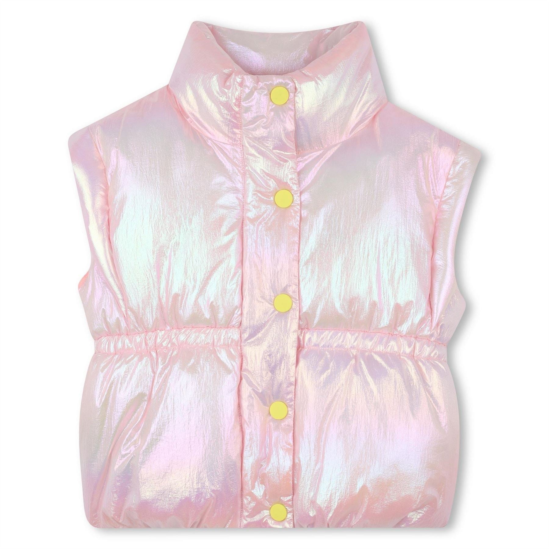 Billieblush Solid Snap Button Shine Gilet