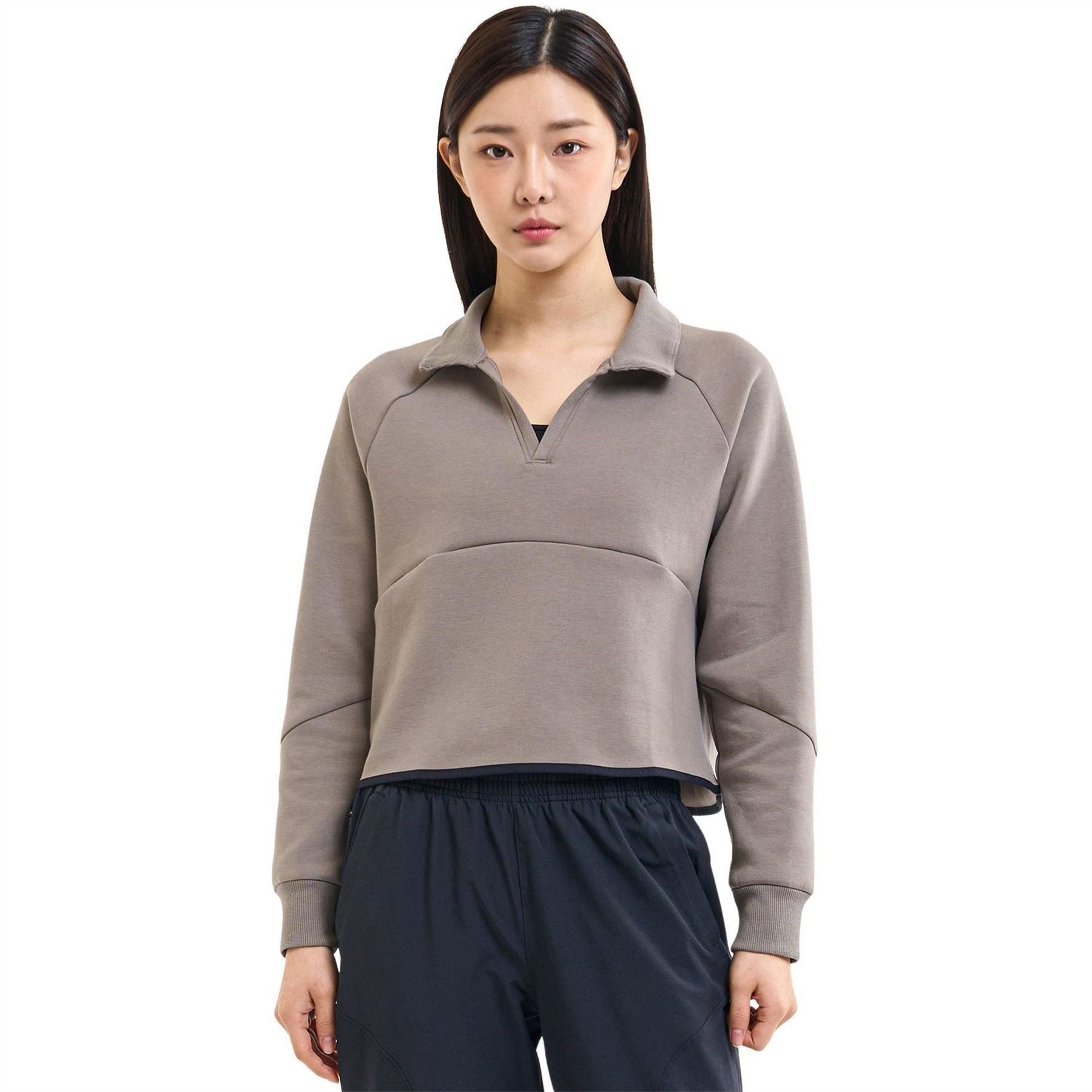 Under Armour Rugby Collared Neck Raglan Sleeve Sweatshirt