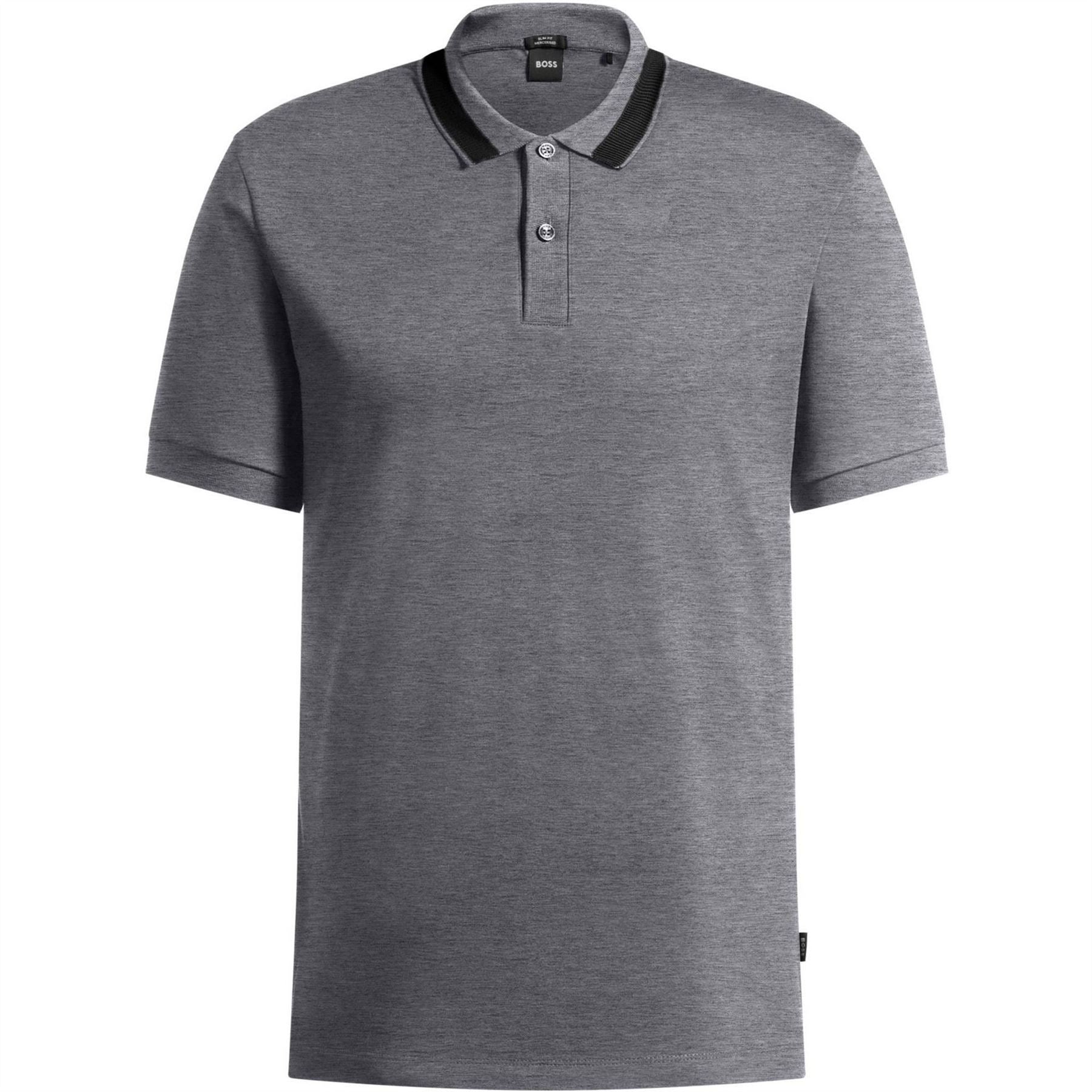 Boss Phillipson Cotton Short Sleeve Slim Fit Polo Shirt