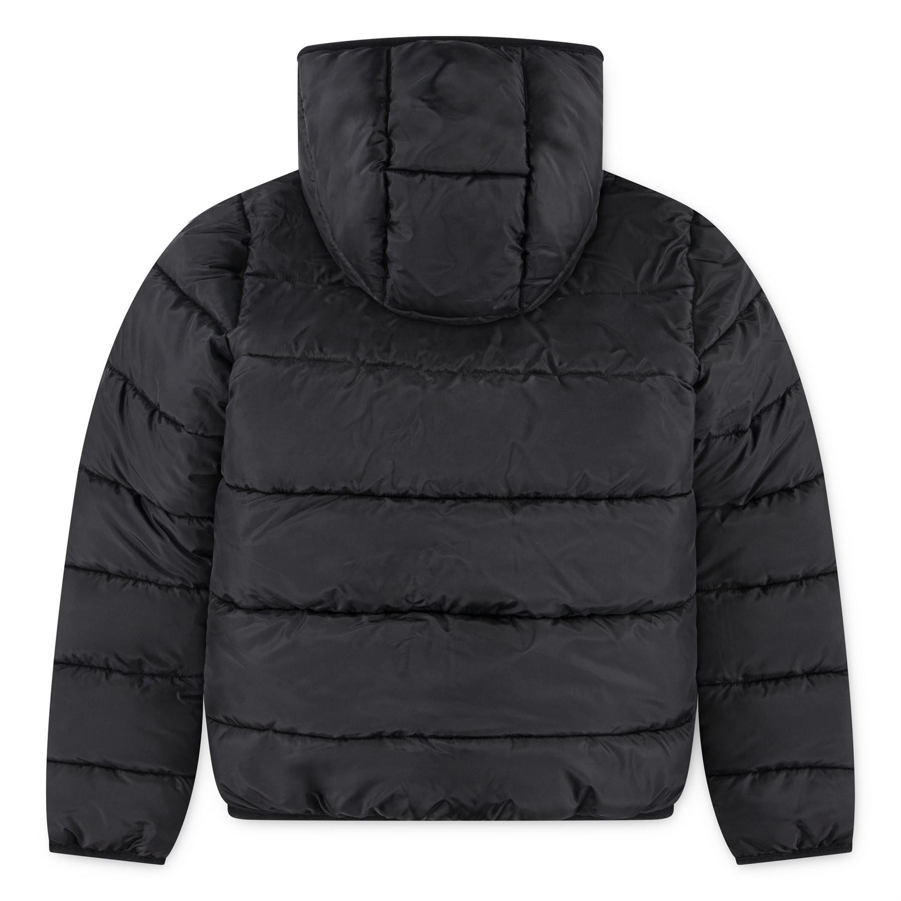 Levis Hooded Solid Patterned Puffer Jacket