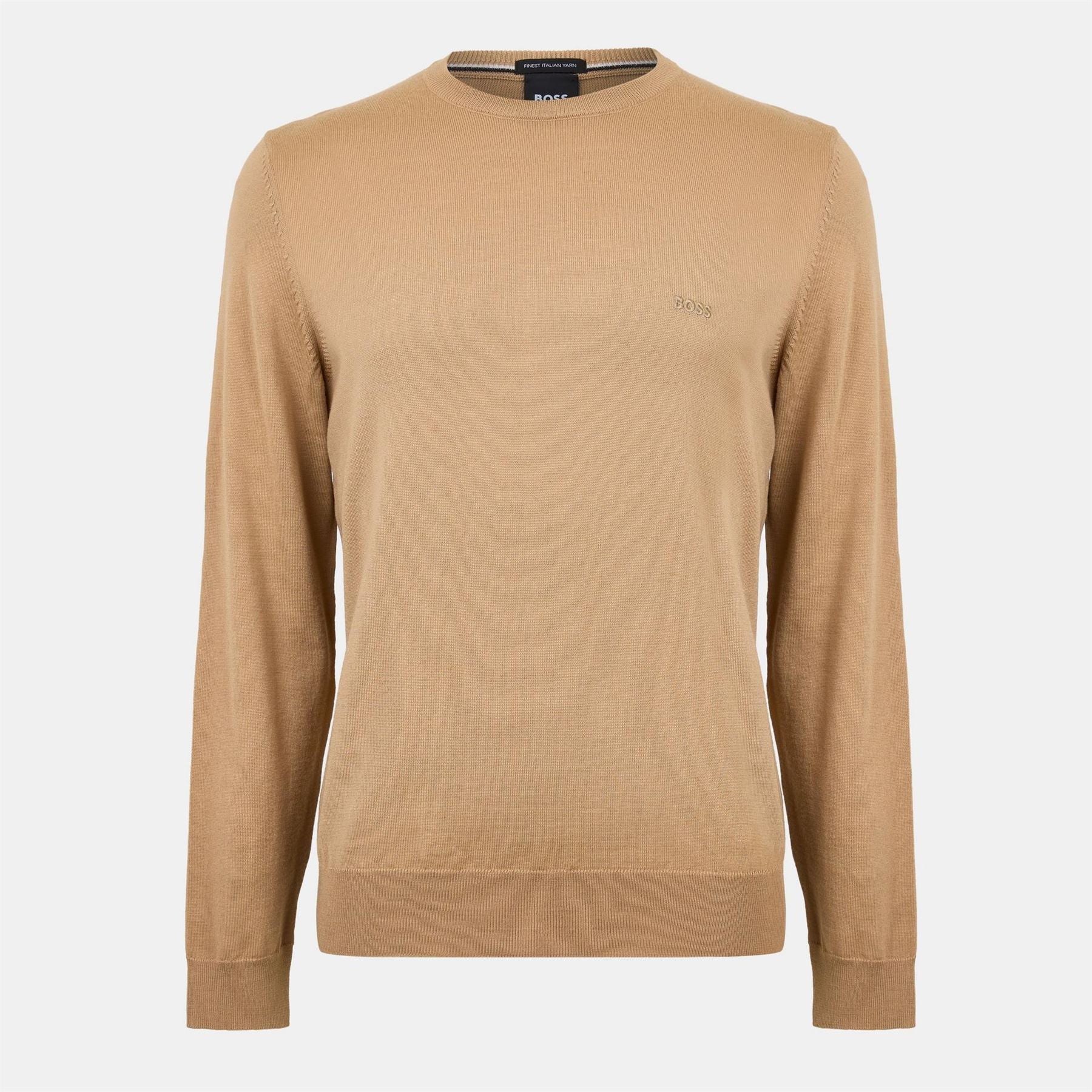Boss Botto L 01 Black Classic Fit Crew Neck Jumper